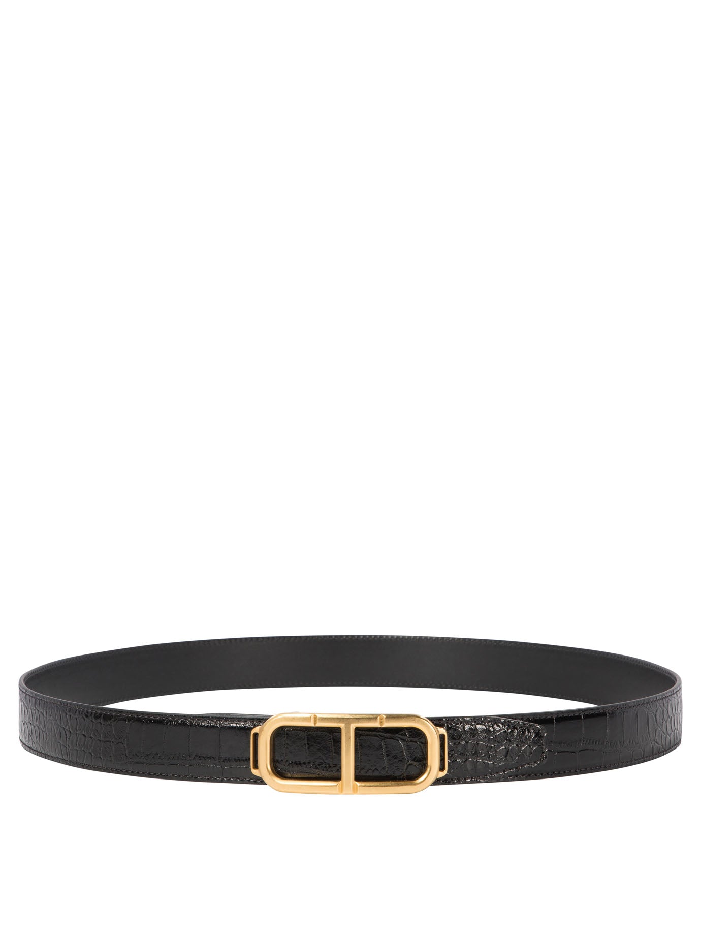 Tom Ford Stadium Croc Print Belt