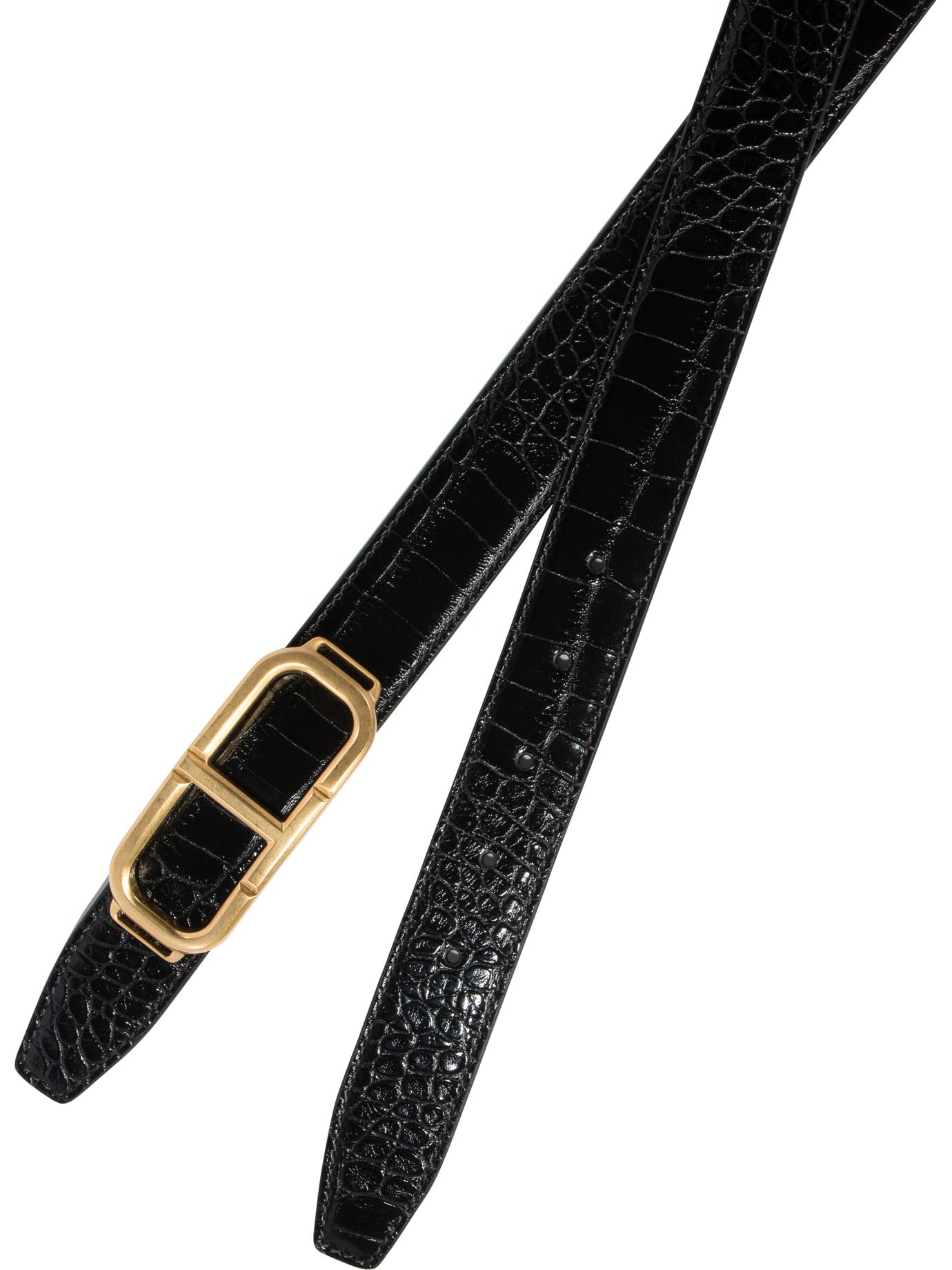 Tom Ford Stadium Croc Print Belt