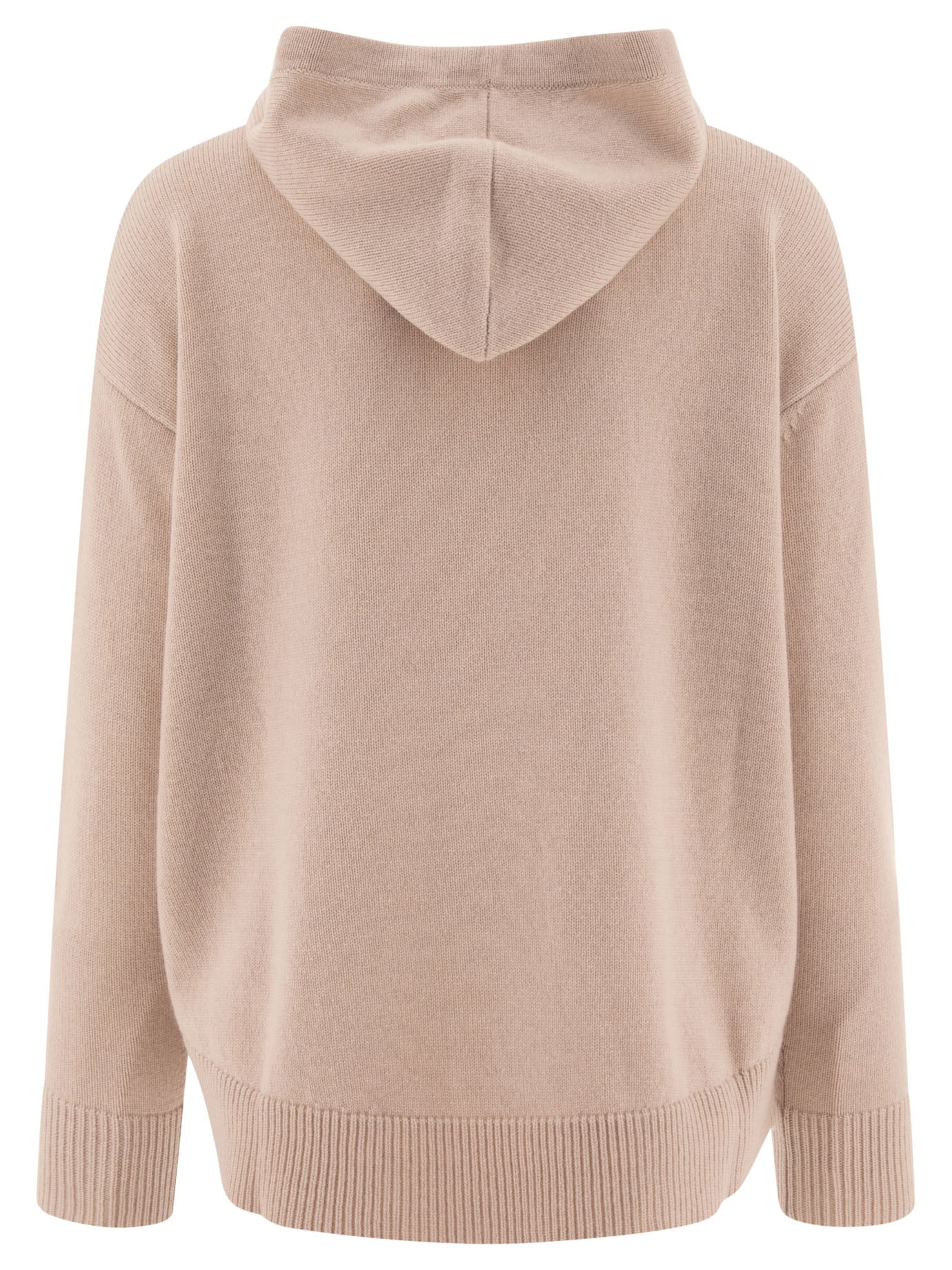 Max Mara S Gorizia Knit Hoodie In Wool And Cashmere