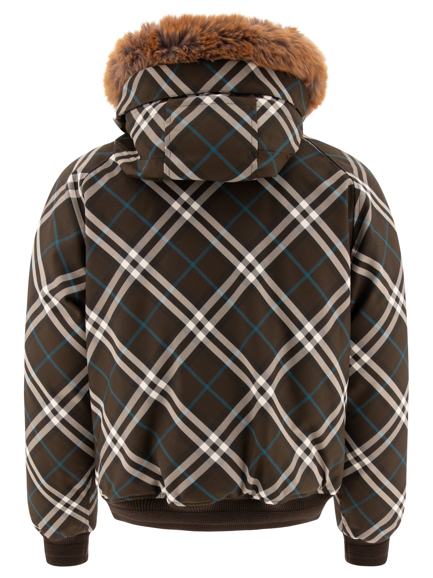 Burberry Check Nylon Parka