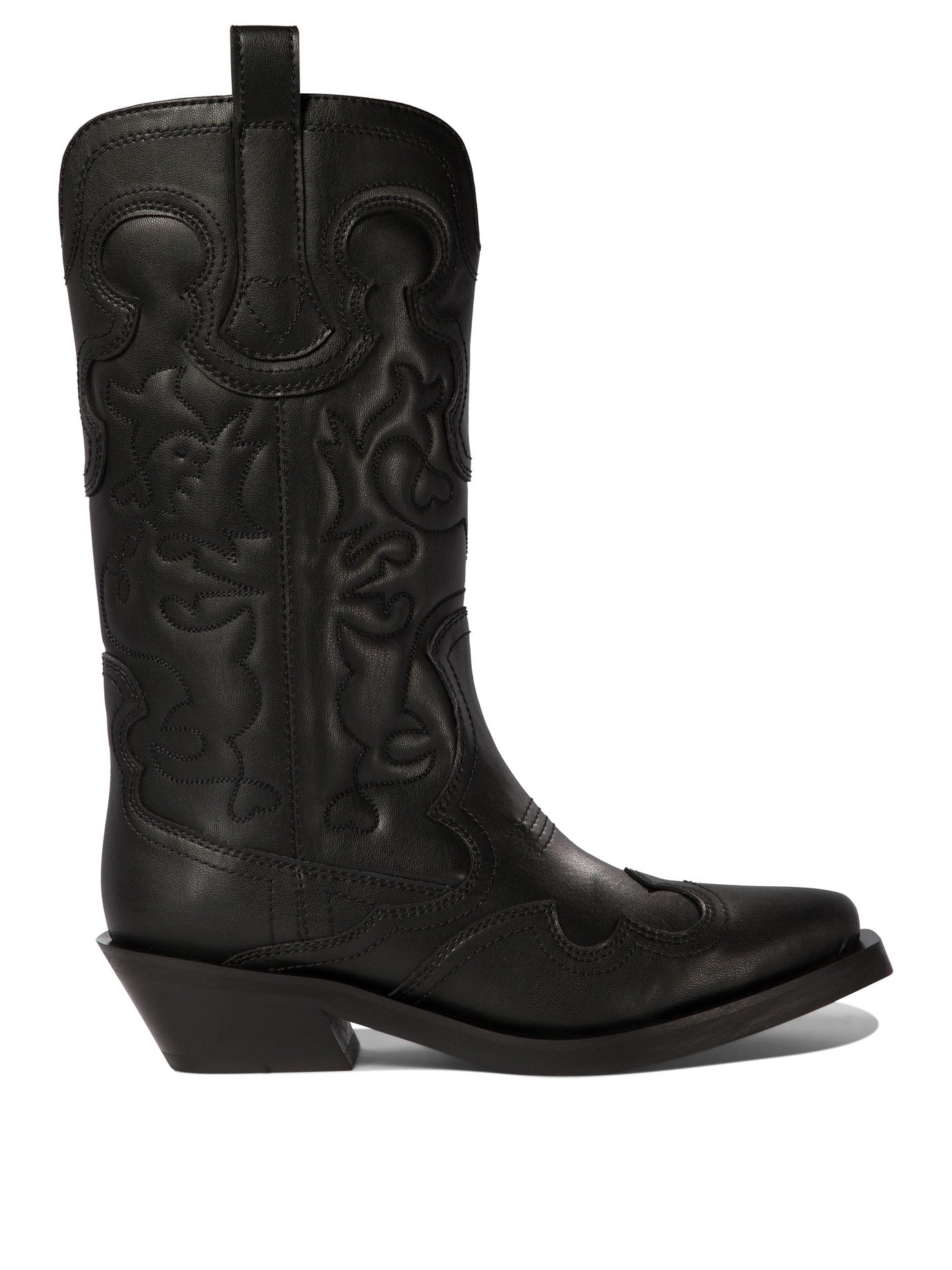 Ganni Western Ankle Boots