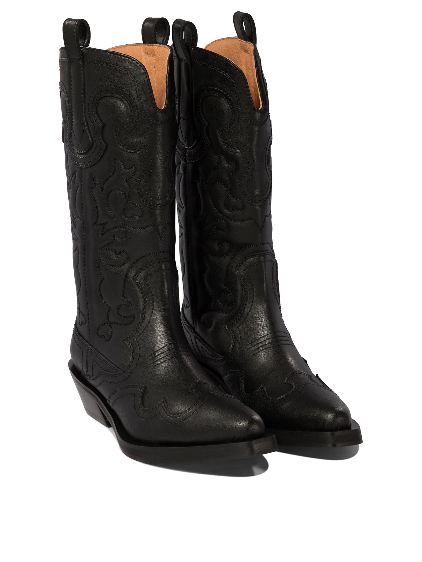 Ganni Western Ankle Boots