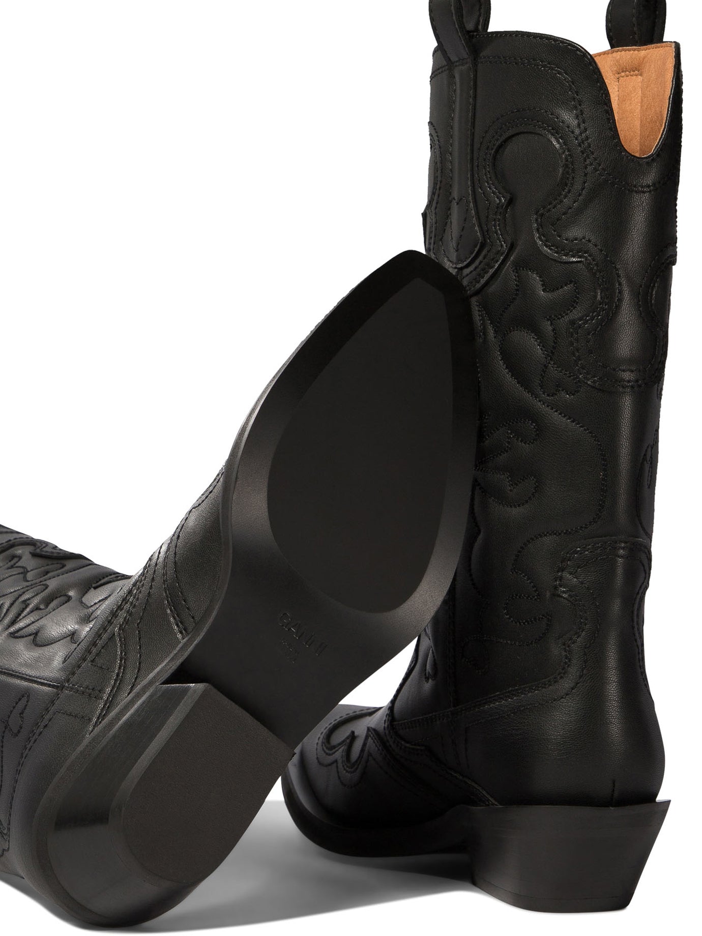 Ganni Western Ankle Boots