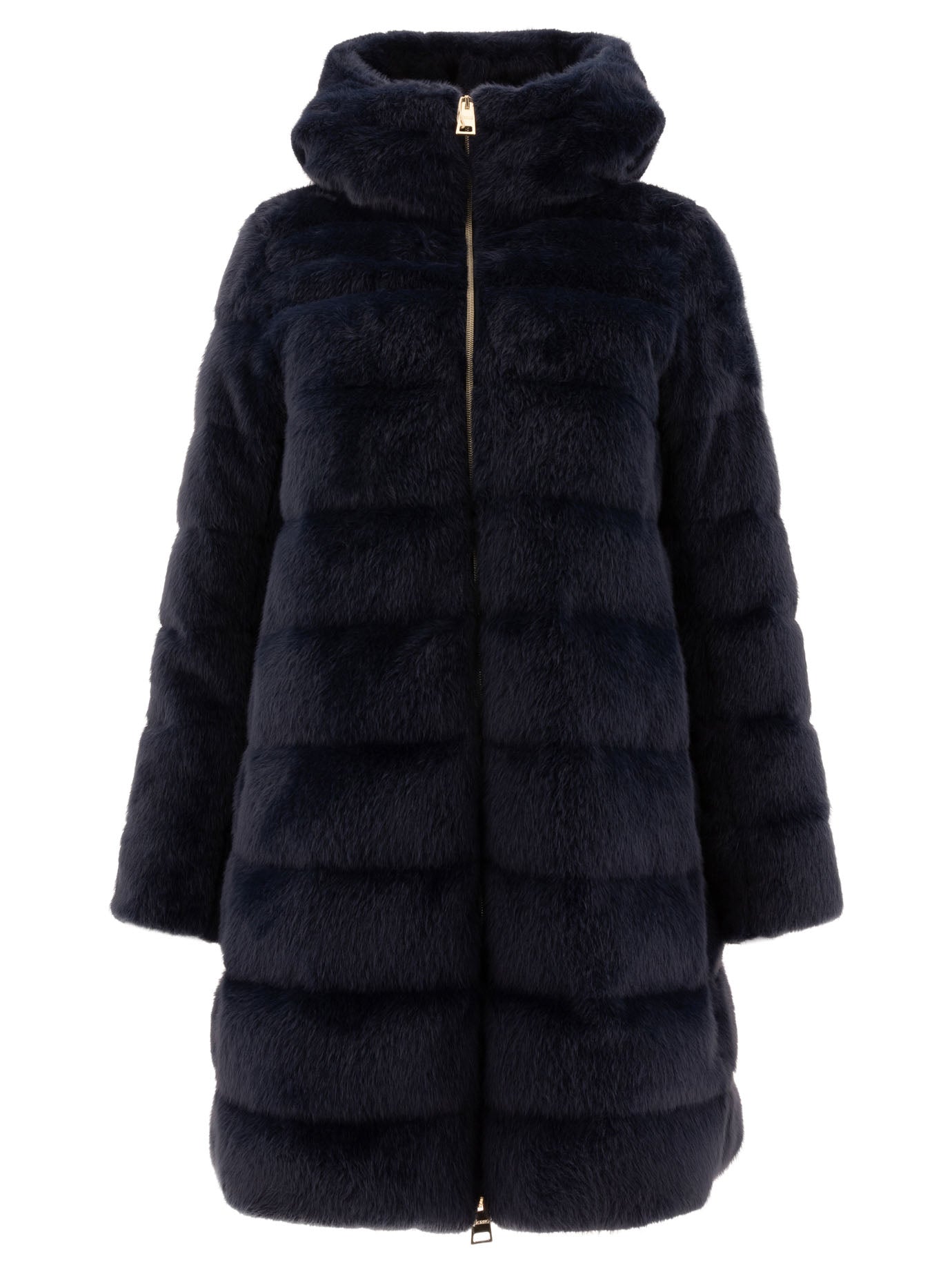 Herno Faux Fur Down Coat