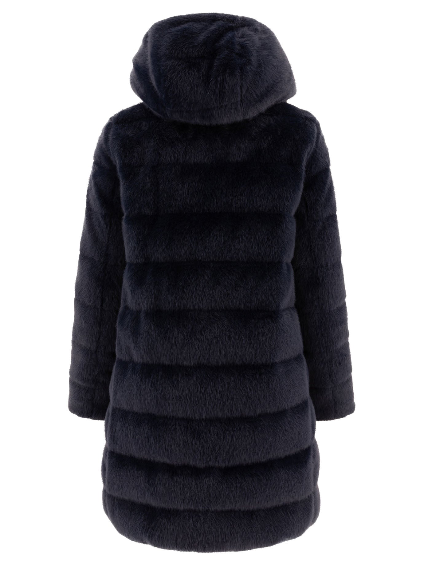 Herno Faux Fur Down Coat