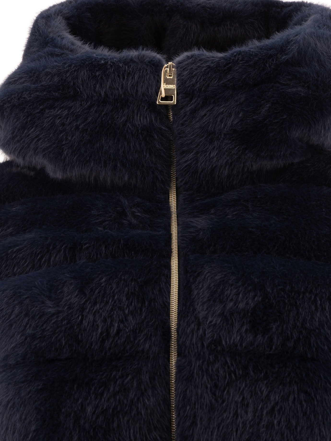 Herno Faux Fur Down Coat