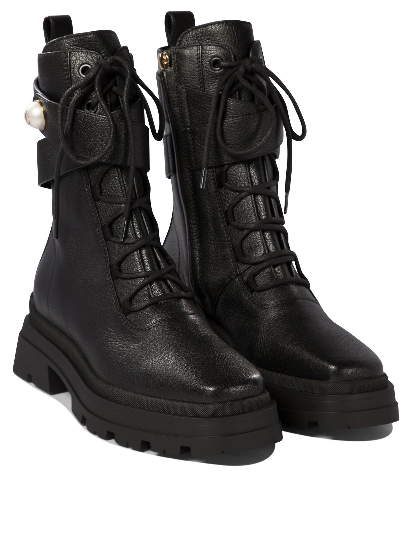 Jimmy Choo Noemi 45 Combat Boots