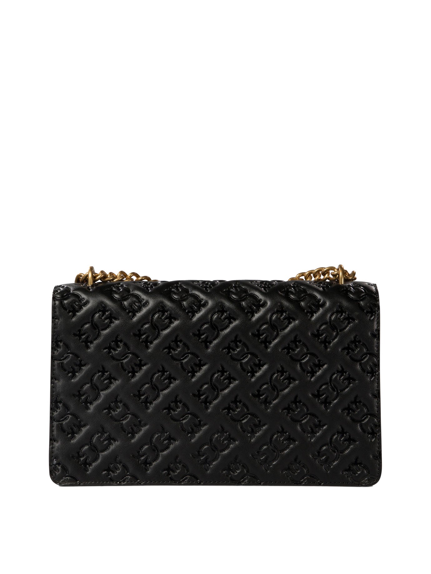 Pinko Love One Classic Crossbody Bag With Embossed Logo