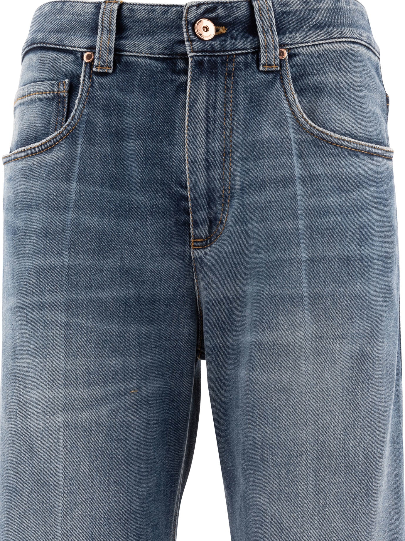 Brunello Cucinelli Jeans With Shiny Tab