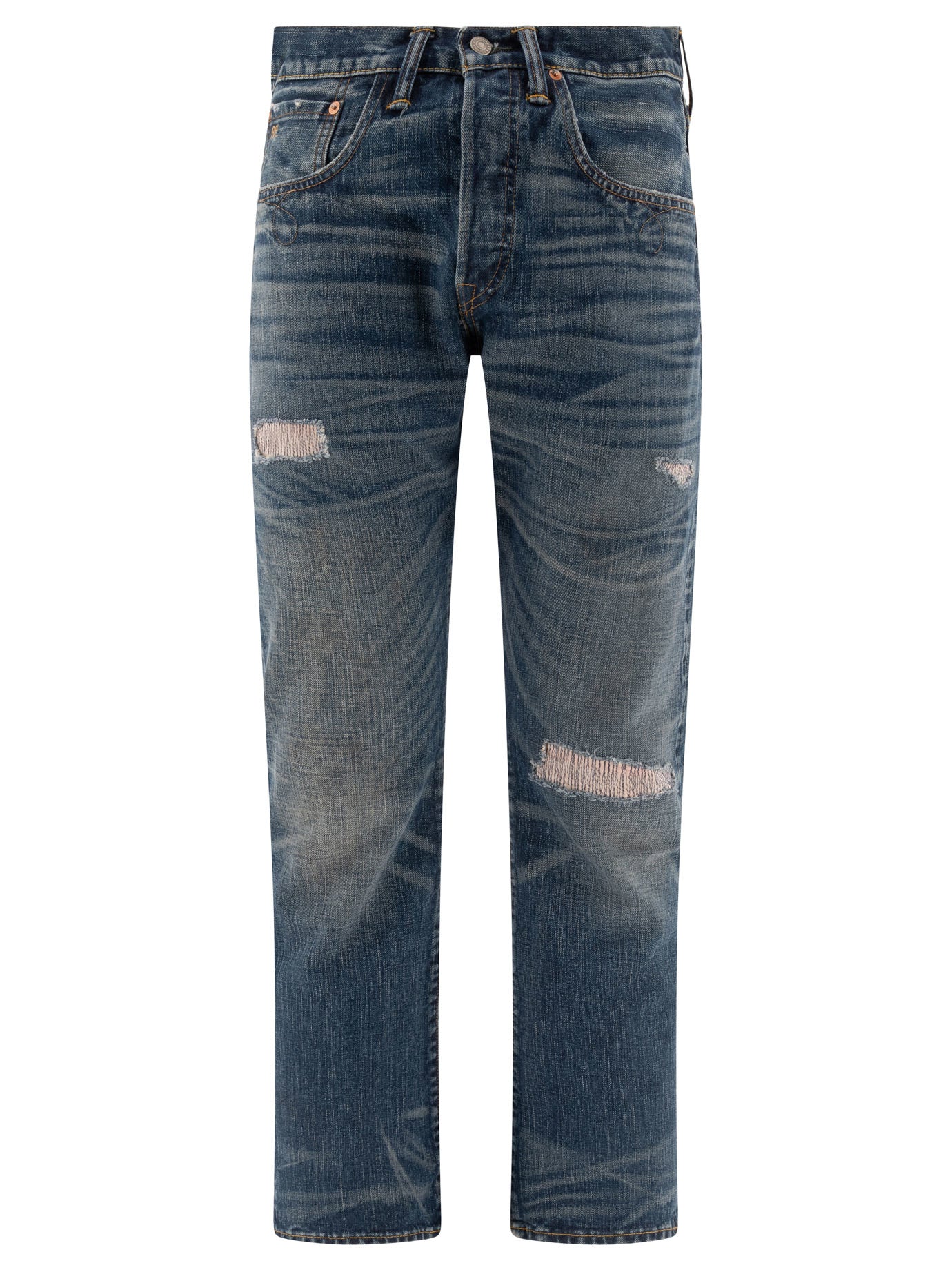 RRL by Ralph Lauren Sutton Repaired Selvedge Jeans