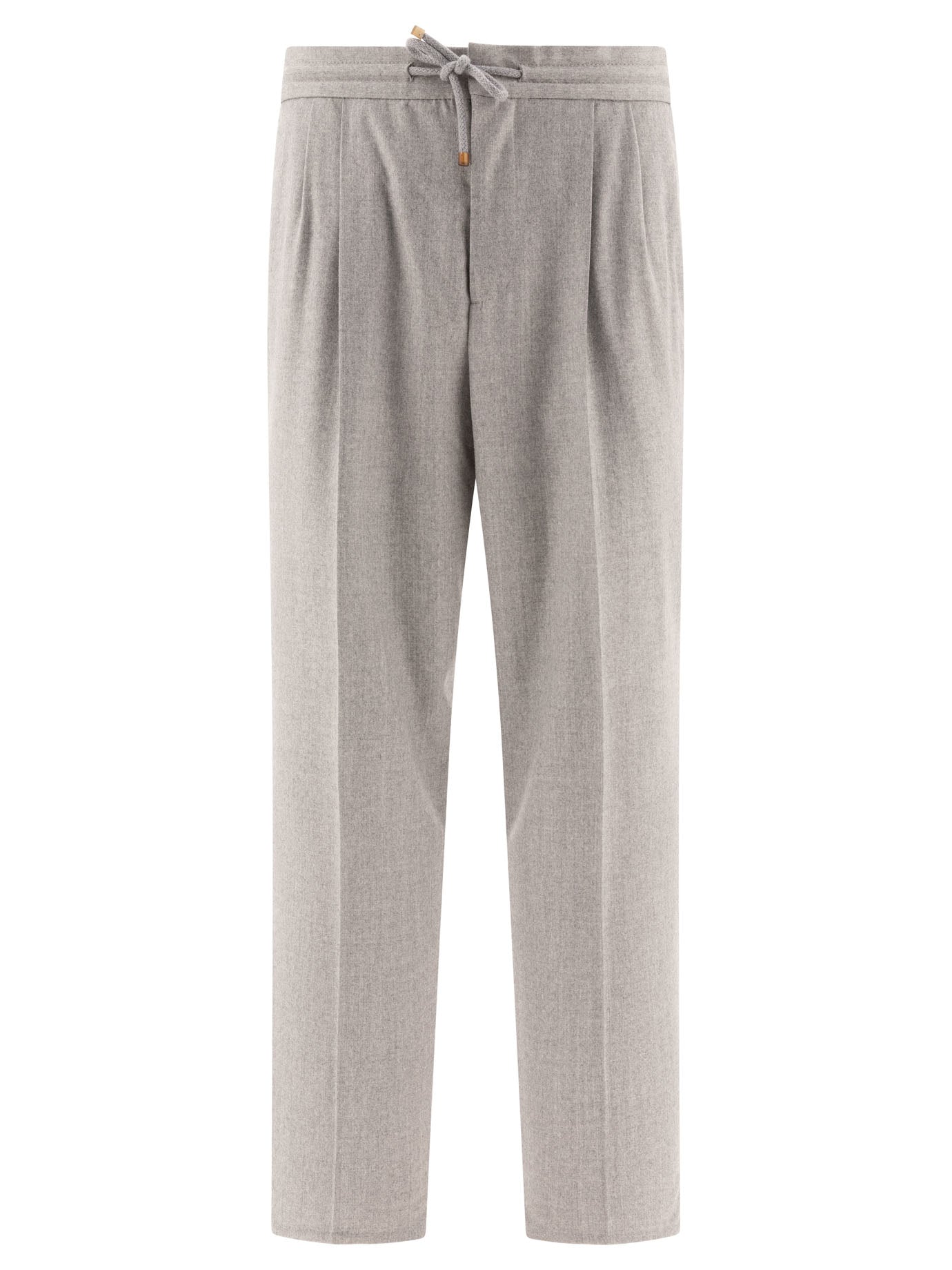 Brunello Cucinelli Trousers With Drawstring And Double Pleats