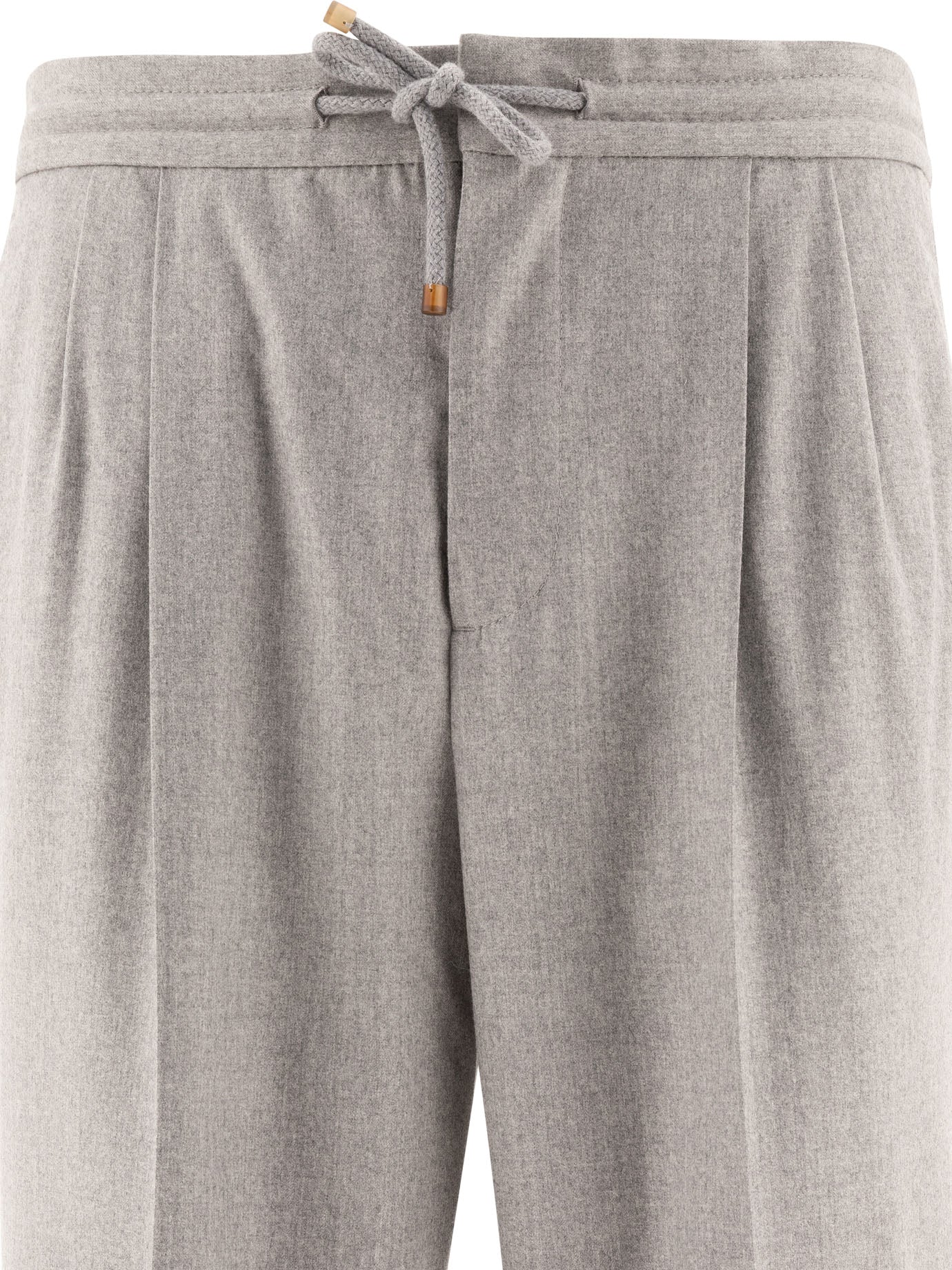 Brunello Cucinelli Trousers With Drawstring And Double Pleats