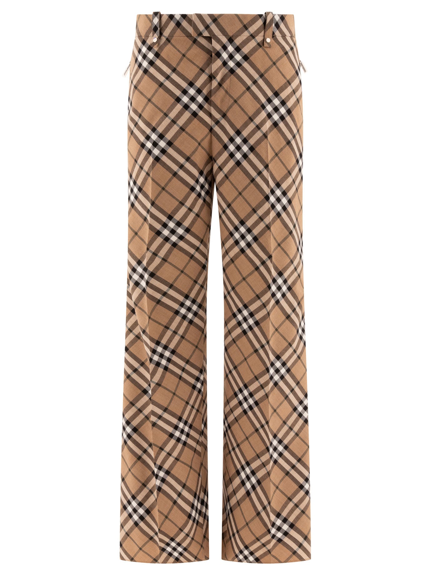 Burberry Wool Blend Tailored Trousers