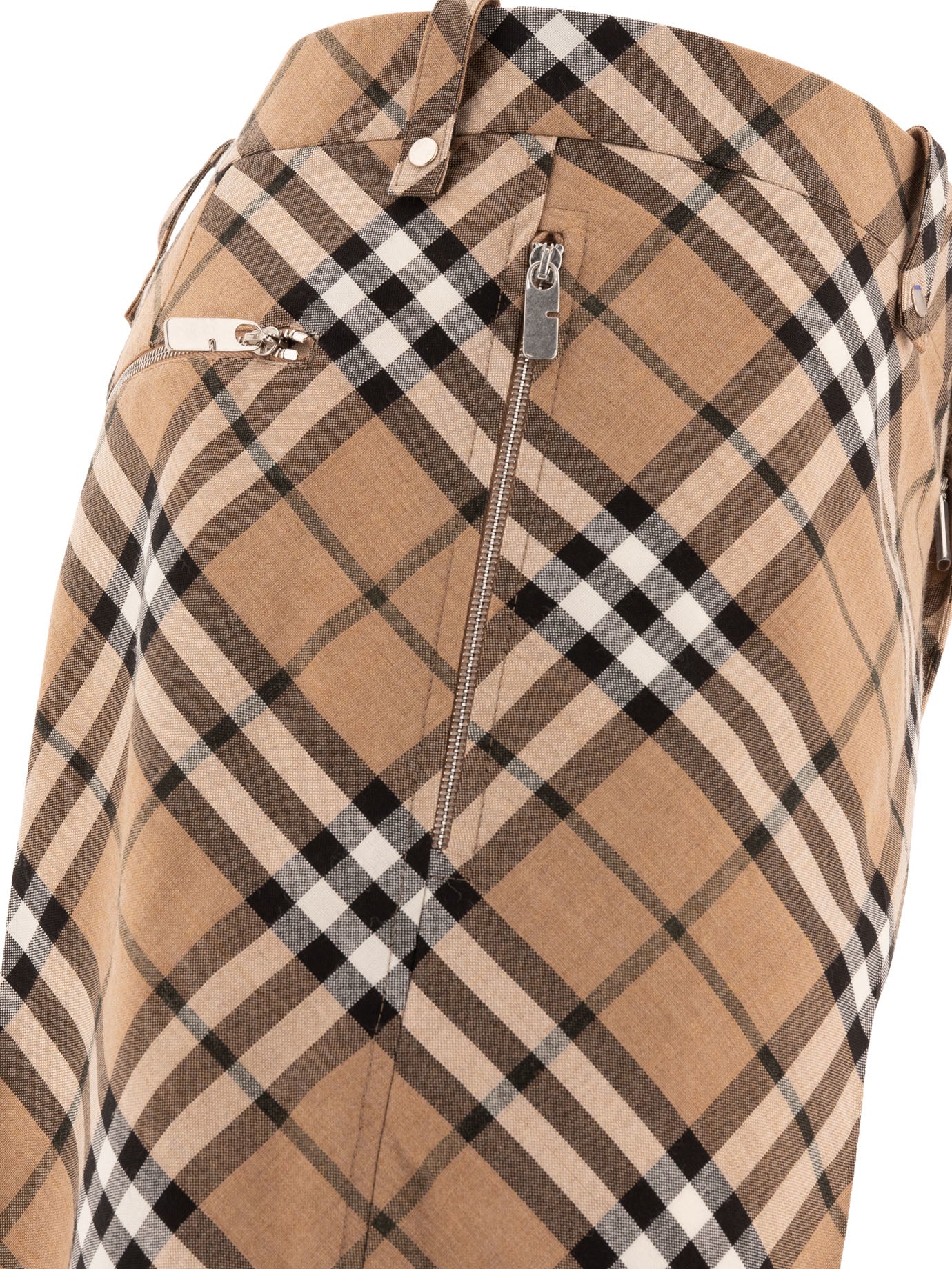 Burberry Wool Blend Tailored Trousers