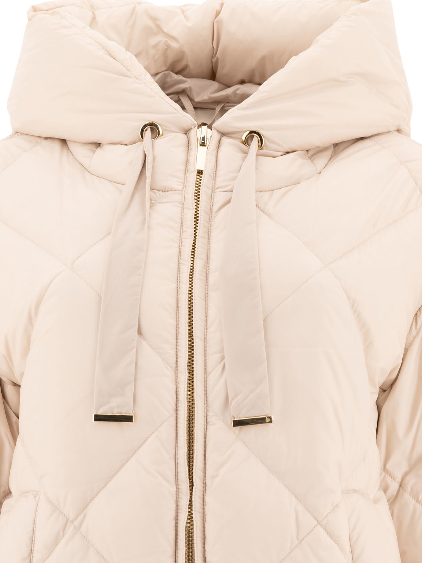 Max Mara The Cube Midi Parka In Water-Repellent Canvas