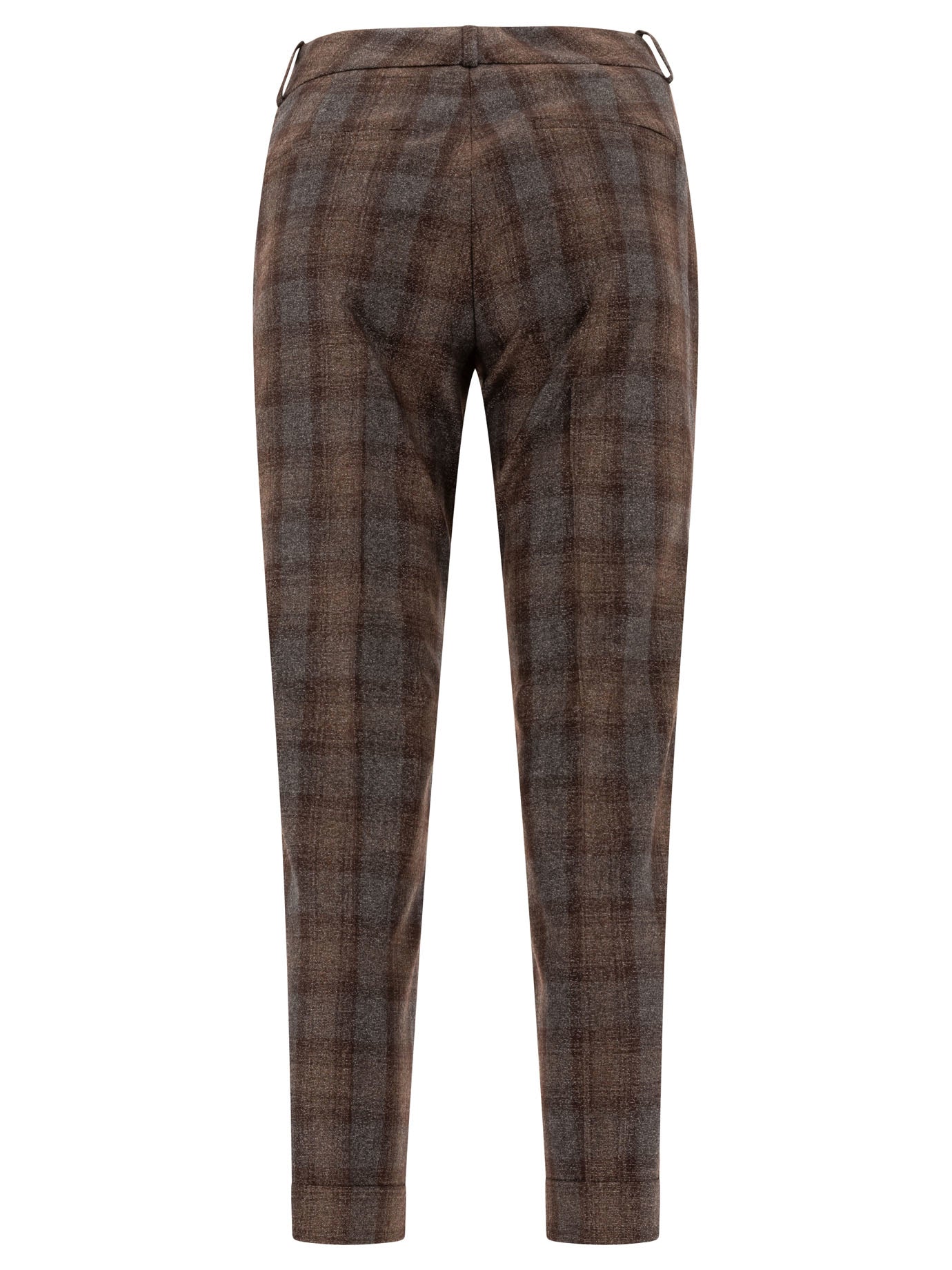 Peserico Check Wool Trousers