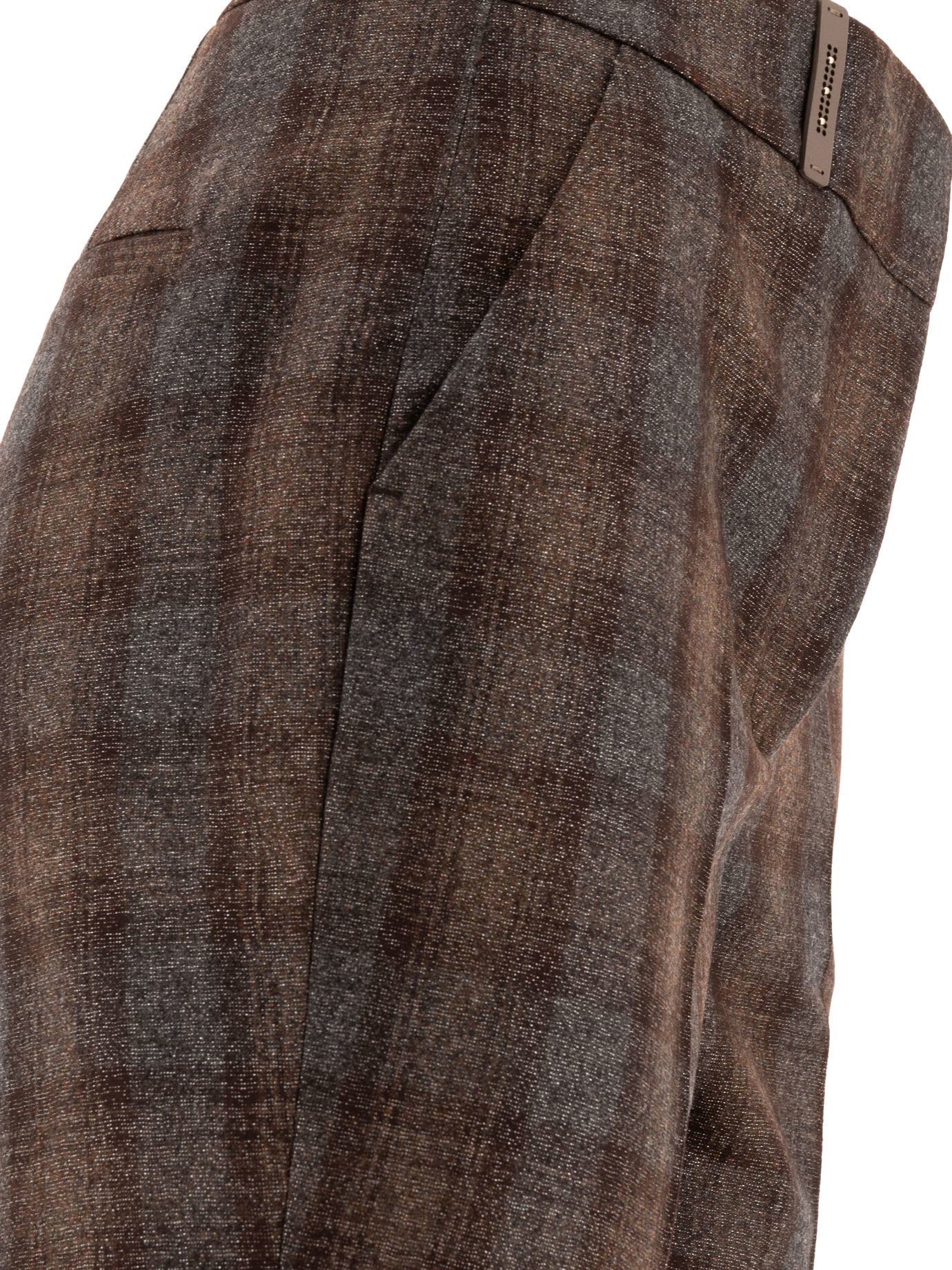 Peserico Check Wool Trousers