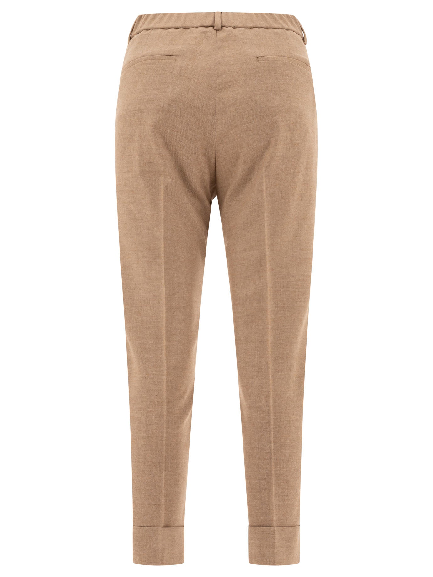 Peserico Wool Trousers With Punto Luce