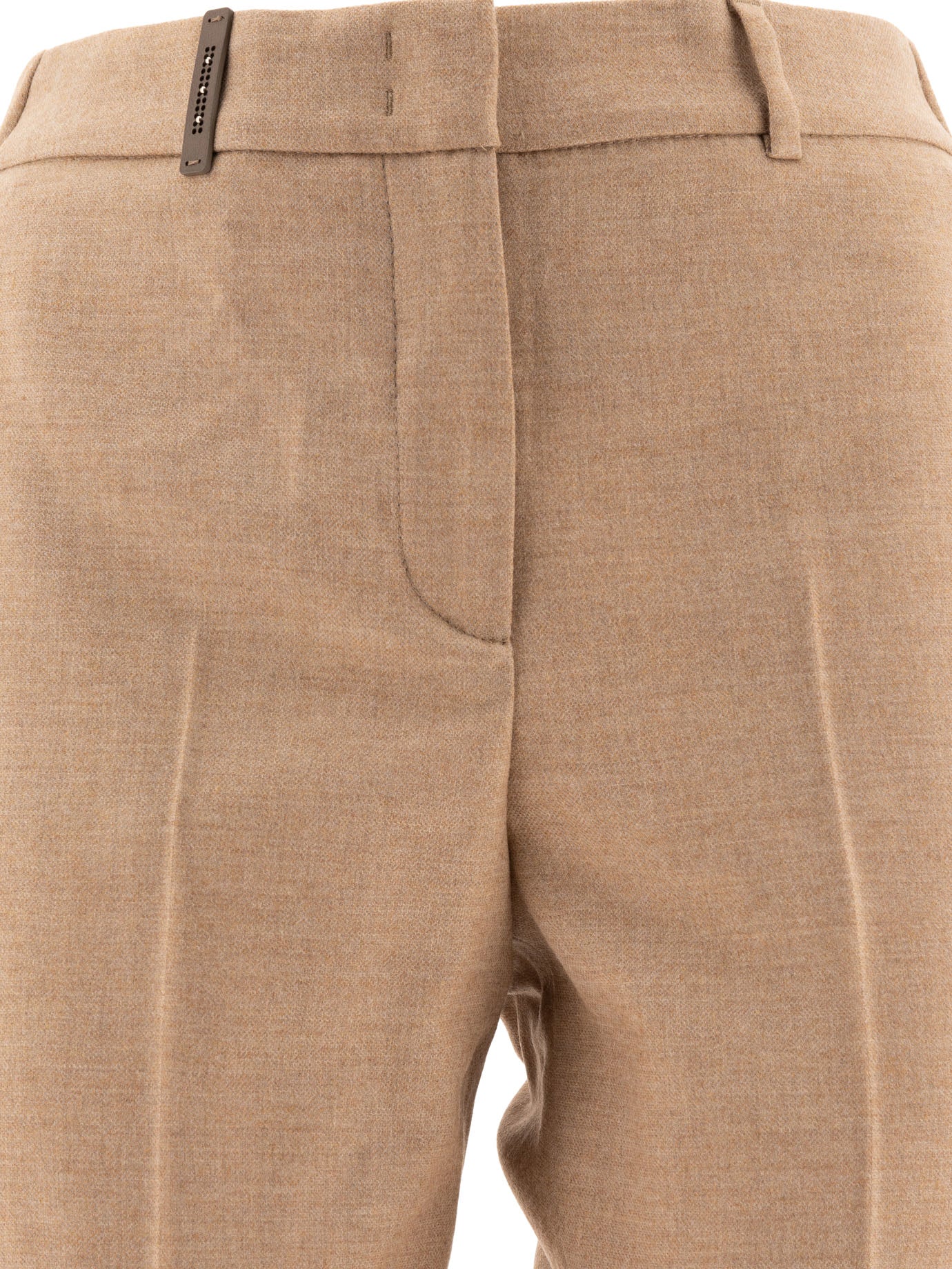 Peserico Wool Trousers With Punto Luce