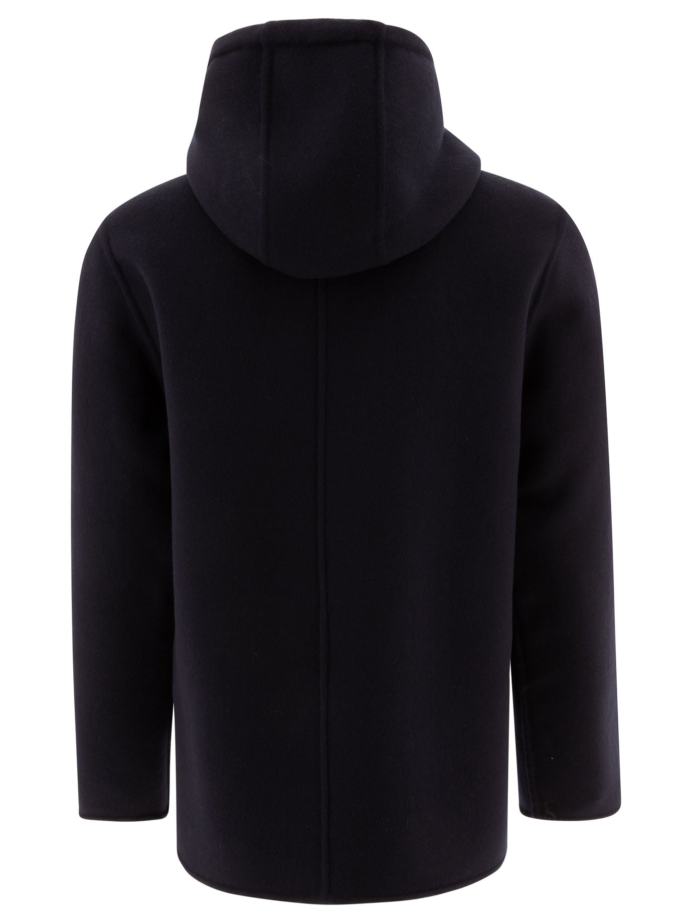 Valentino Reversible Hoodie-Style Coat