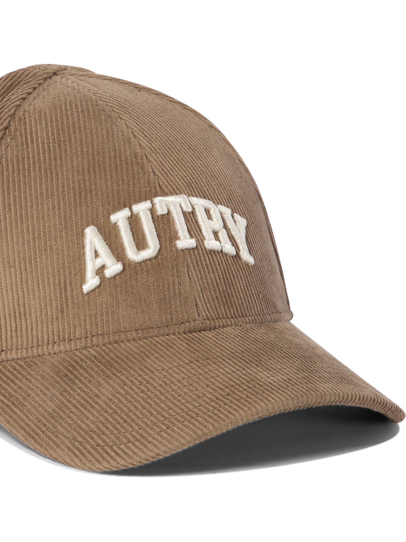 Autry Corduroy Baseball Cap With Embroidery