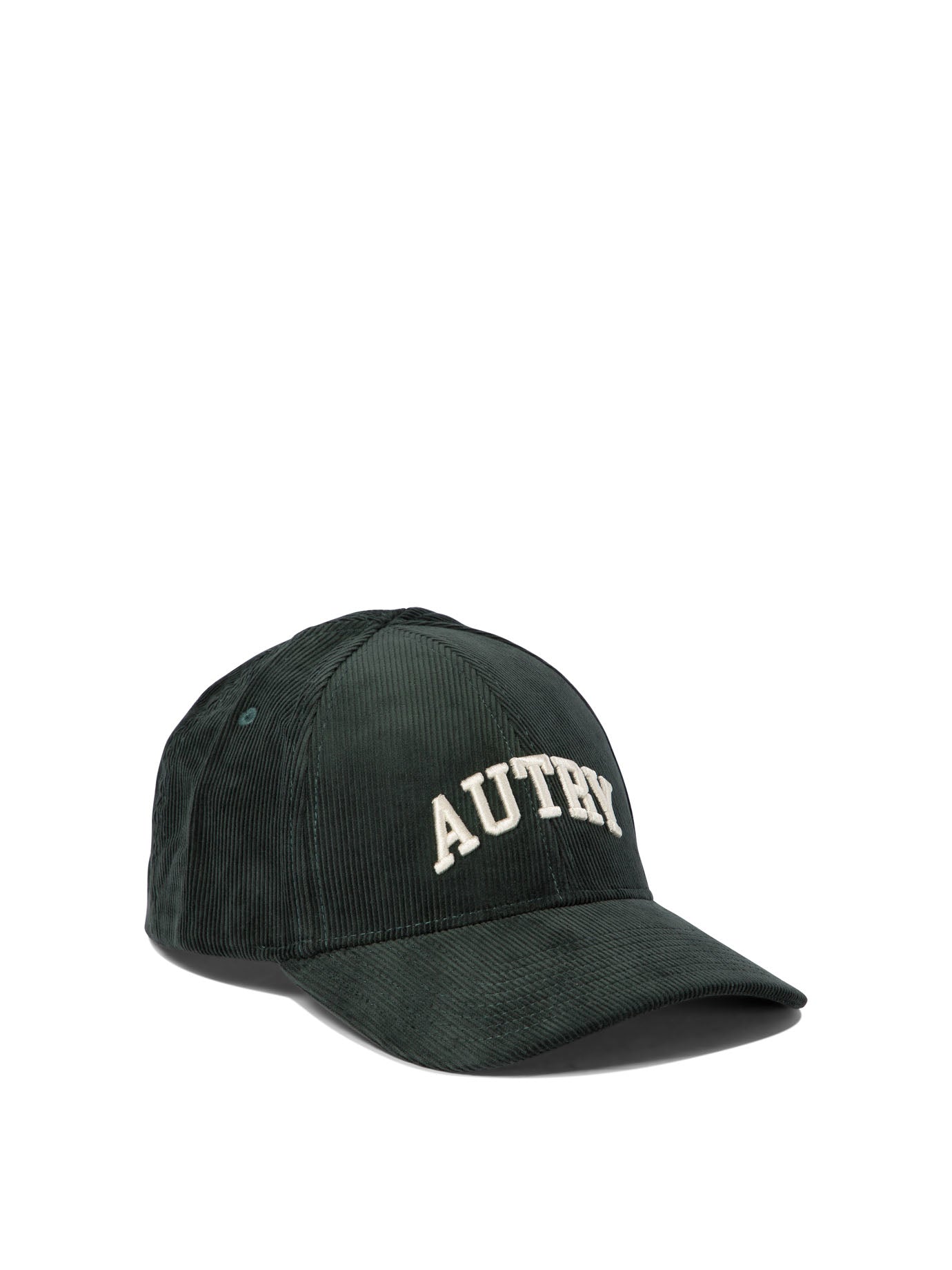 Autry Corduroy Baseball Cap With Embroidery