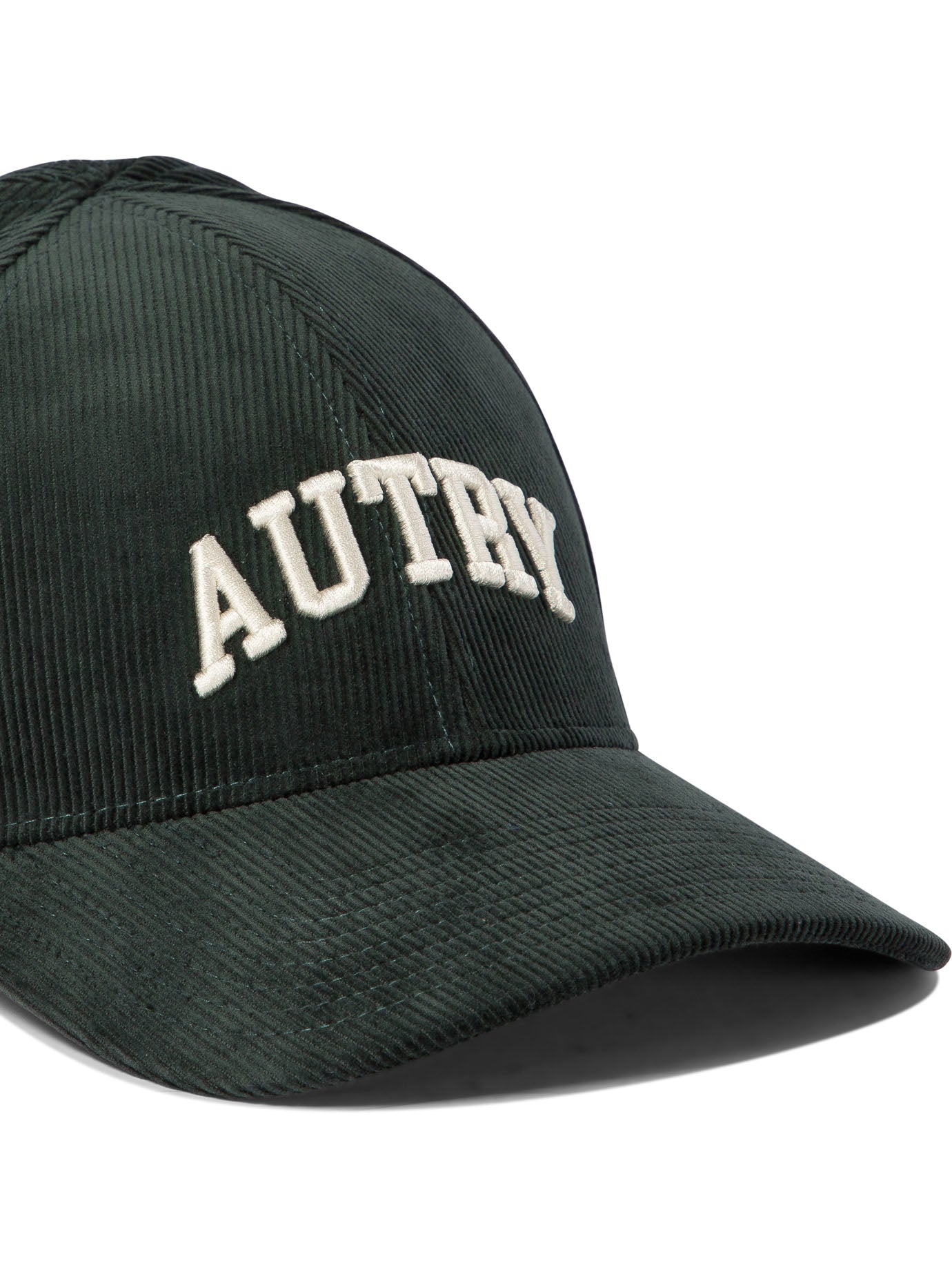 Autry Corduroy Baseball Cap With Embroidery