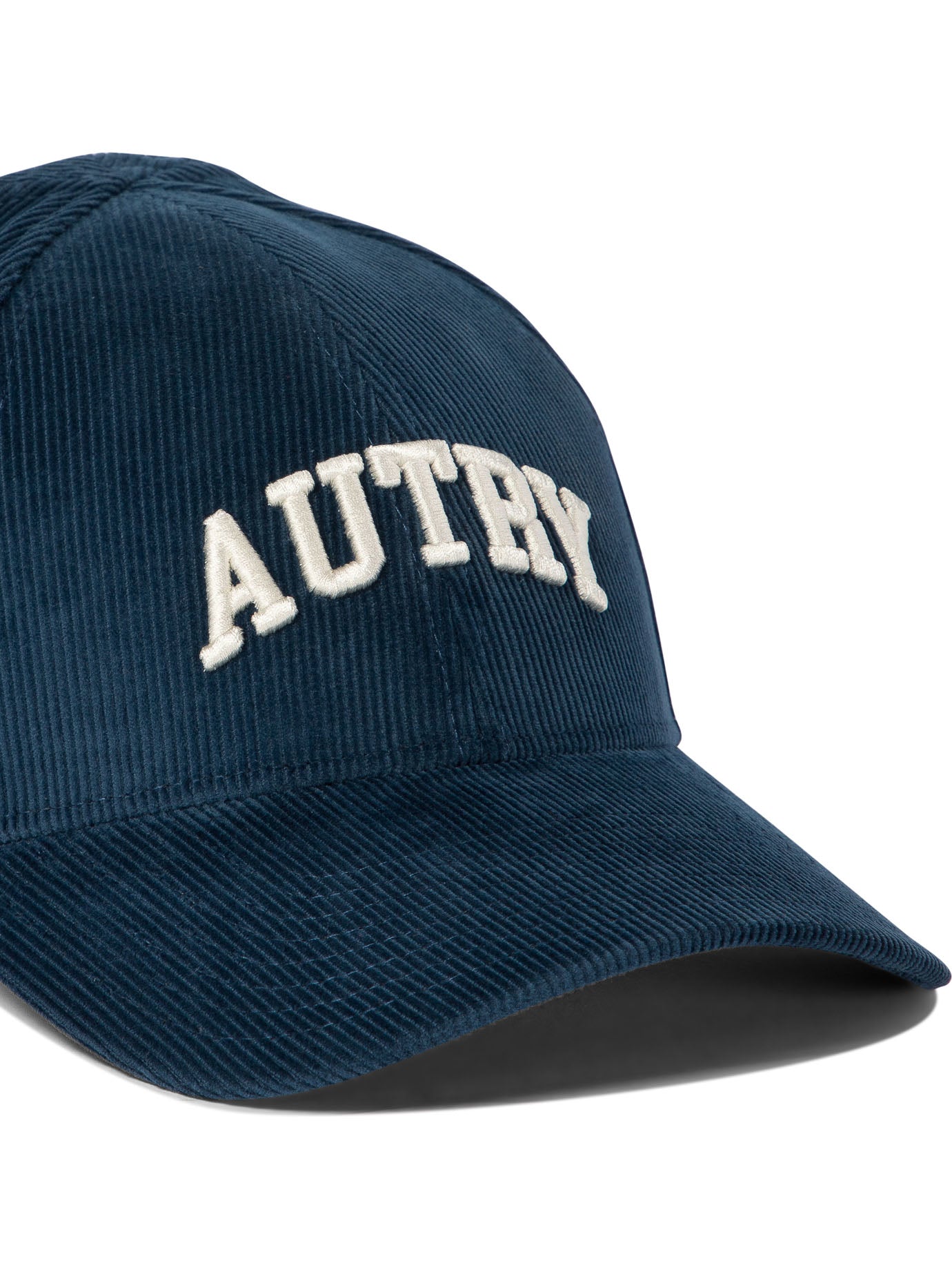 Autry Corduroy Baseball Cap With Embroidery