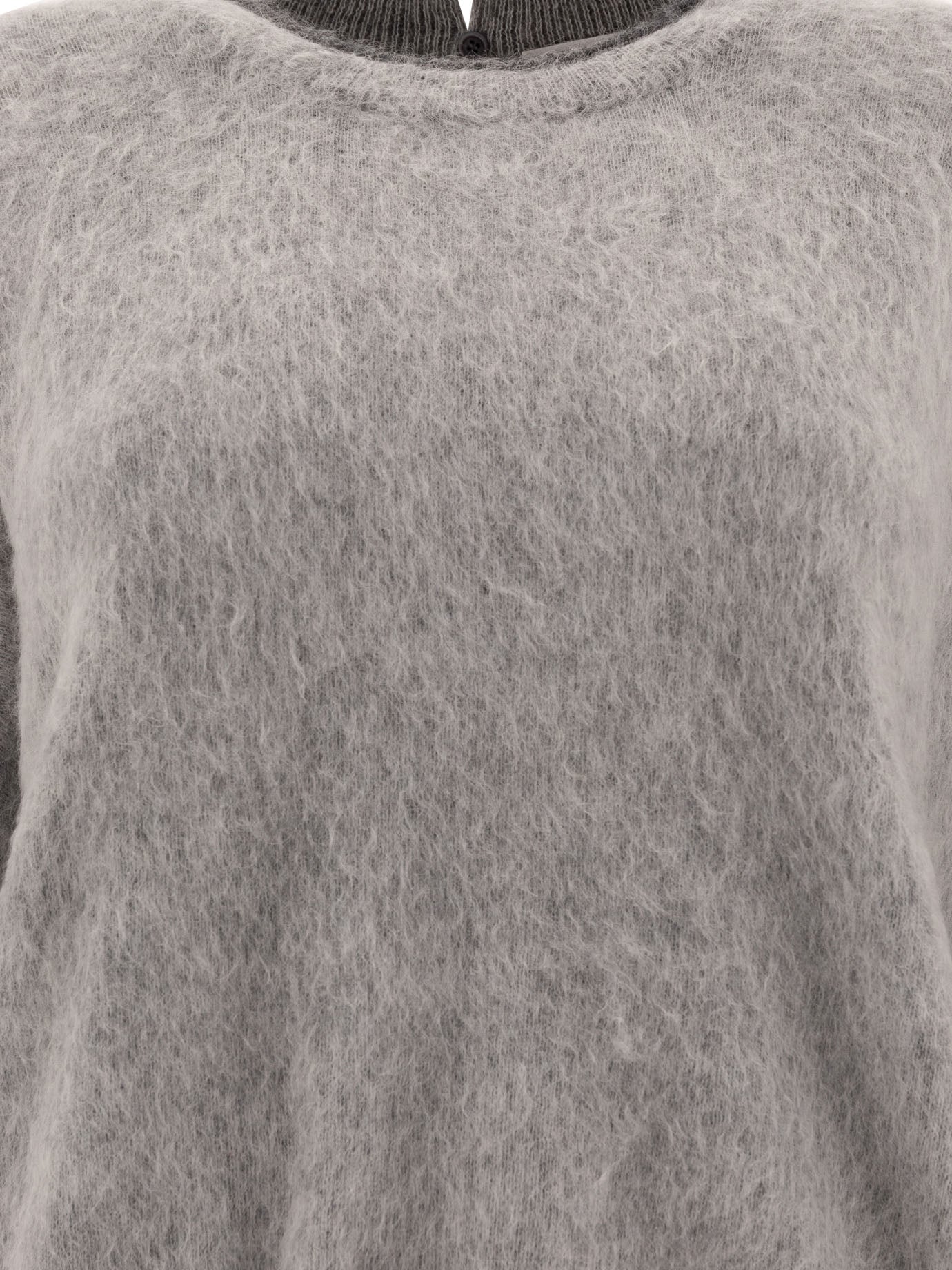 Brunello Cucinelli Mohair, Wool, Cashmere And Silk Sweater With Monili