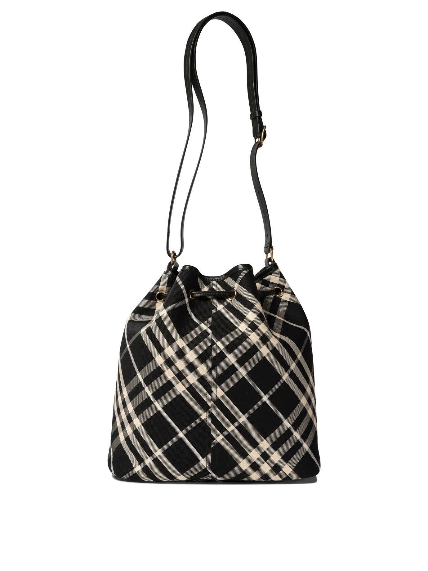 Burberry Medium Check Bucket Bag