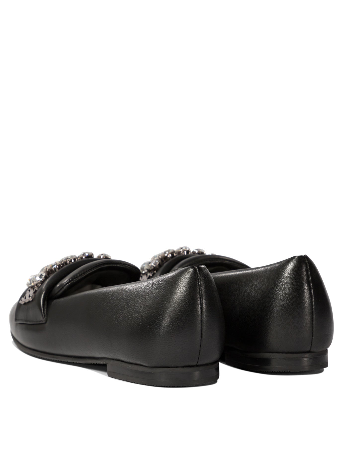 Casadei Loafers With Crystal Details