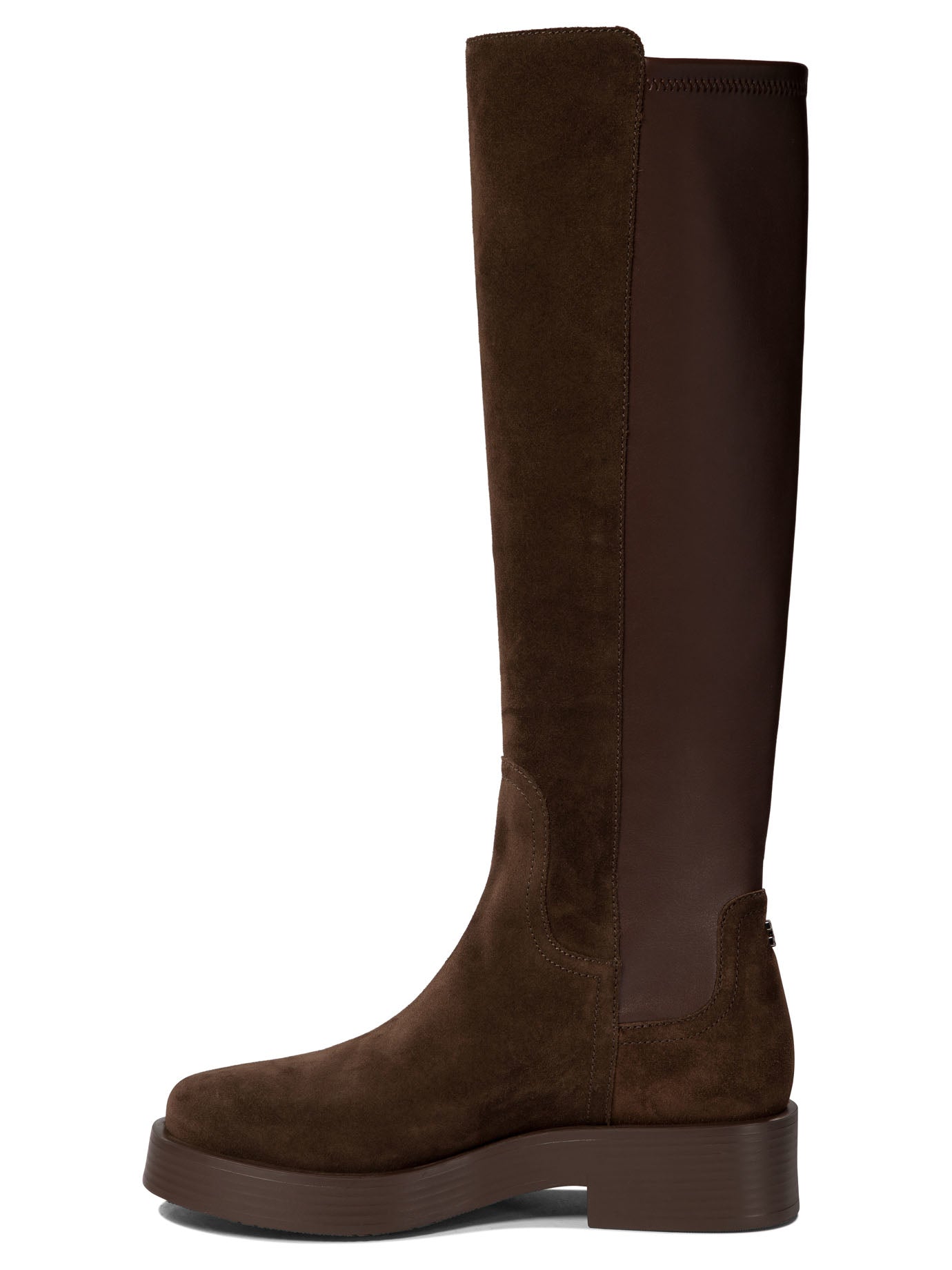 Casadei Boots With Suede Inserts