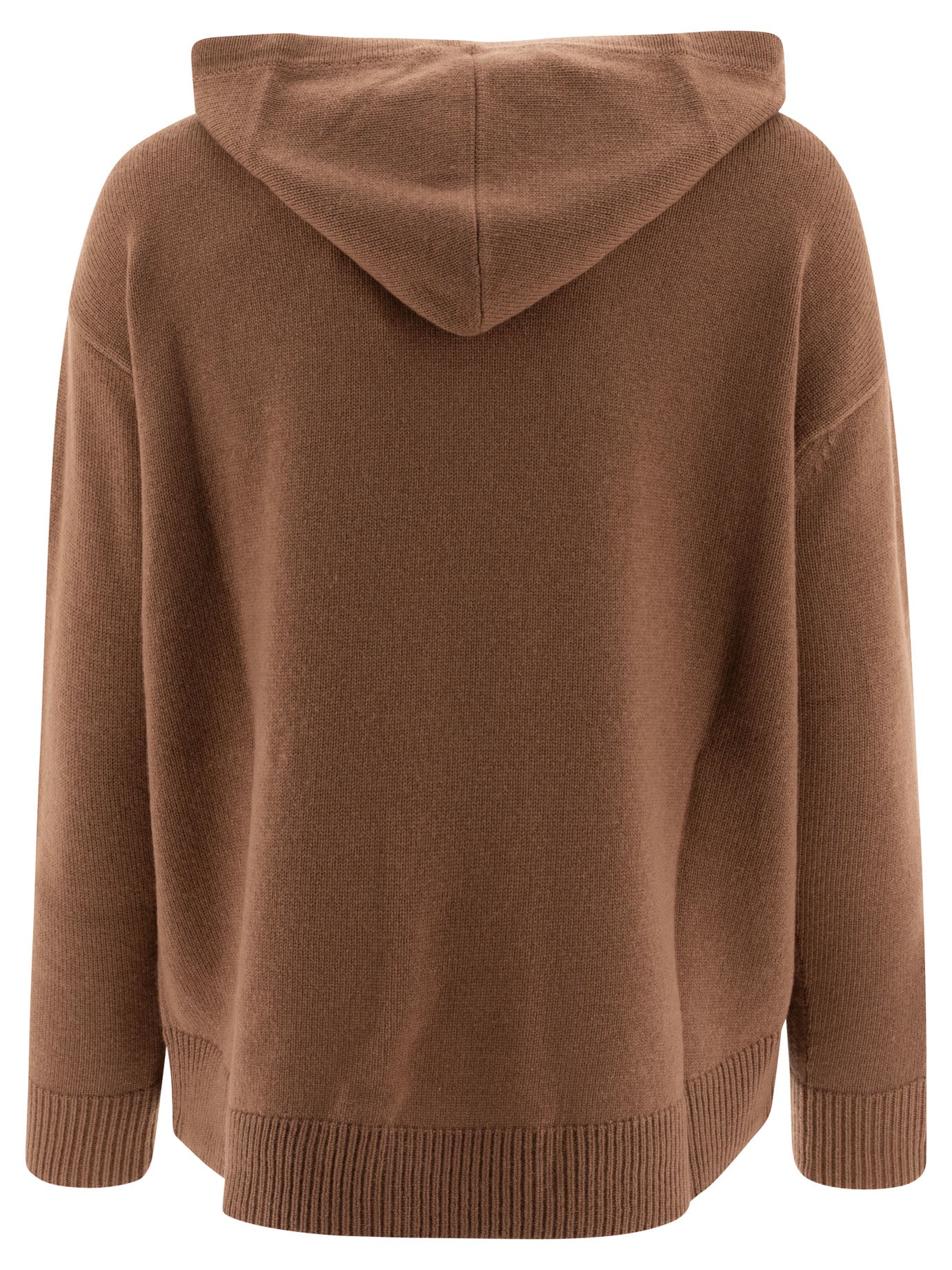 Max Mara S Gorizia Knit Hoodie In Wool And Cashmere