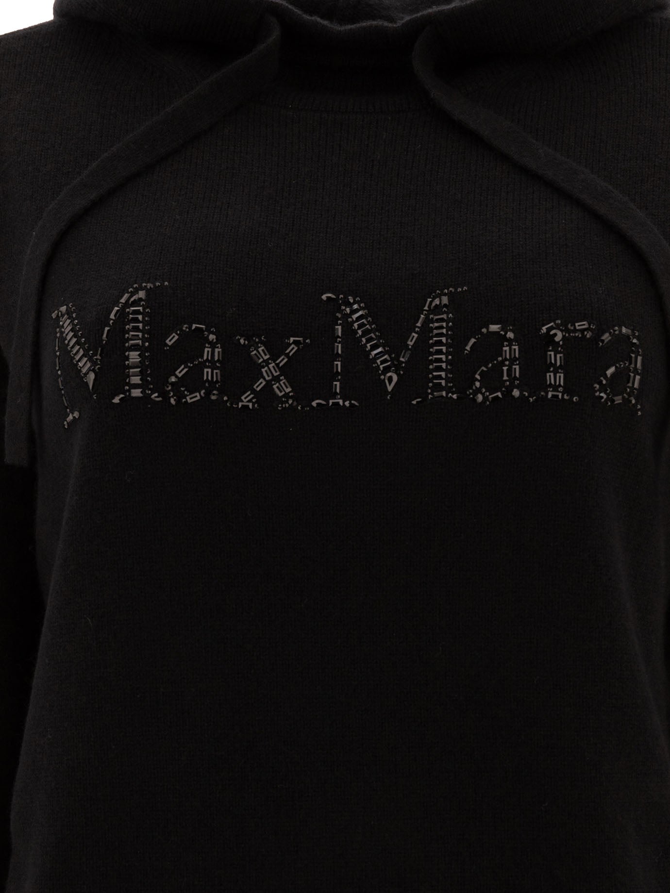 Max Mara S Gorizia Knit Hoodie In Wool And Cashmere