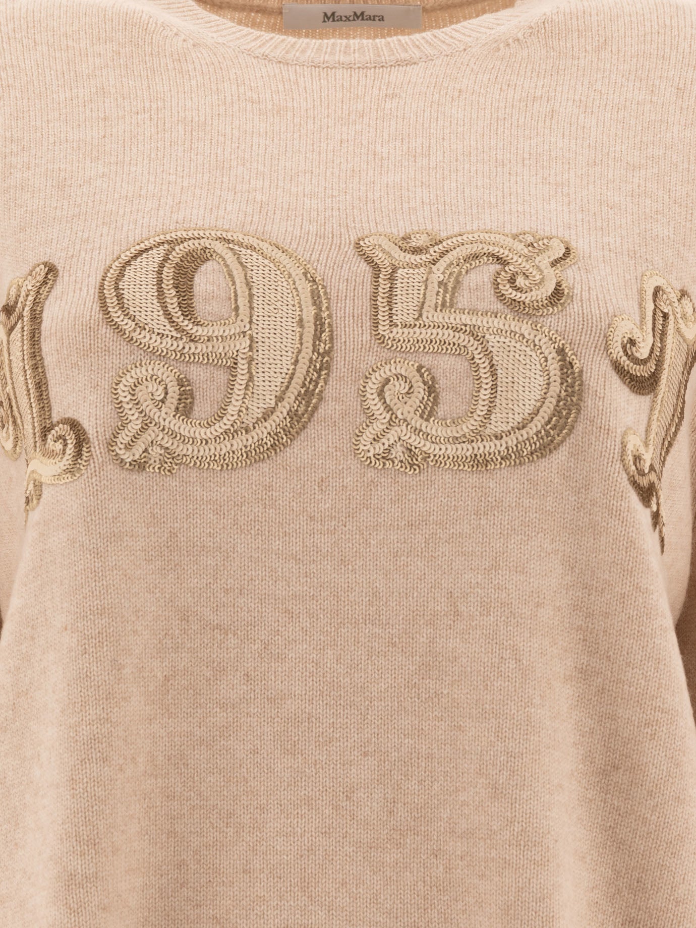 Max Mara Plata Wool, Cashmere And Sequins Sweater