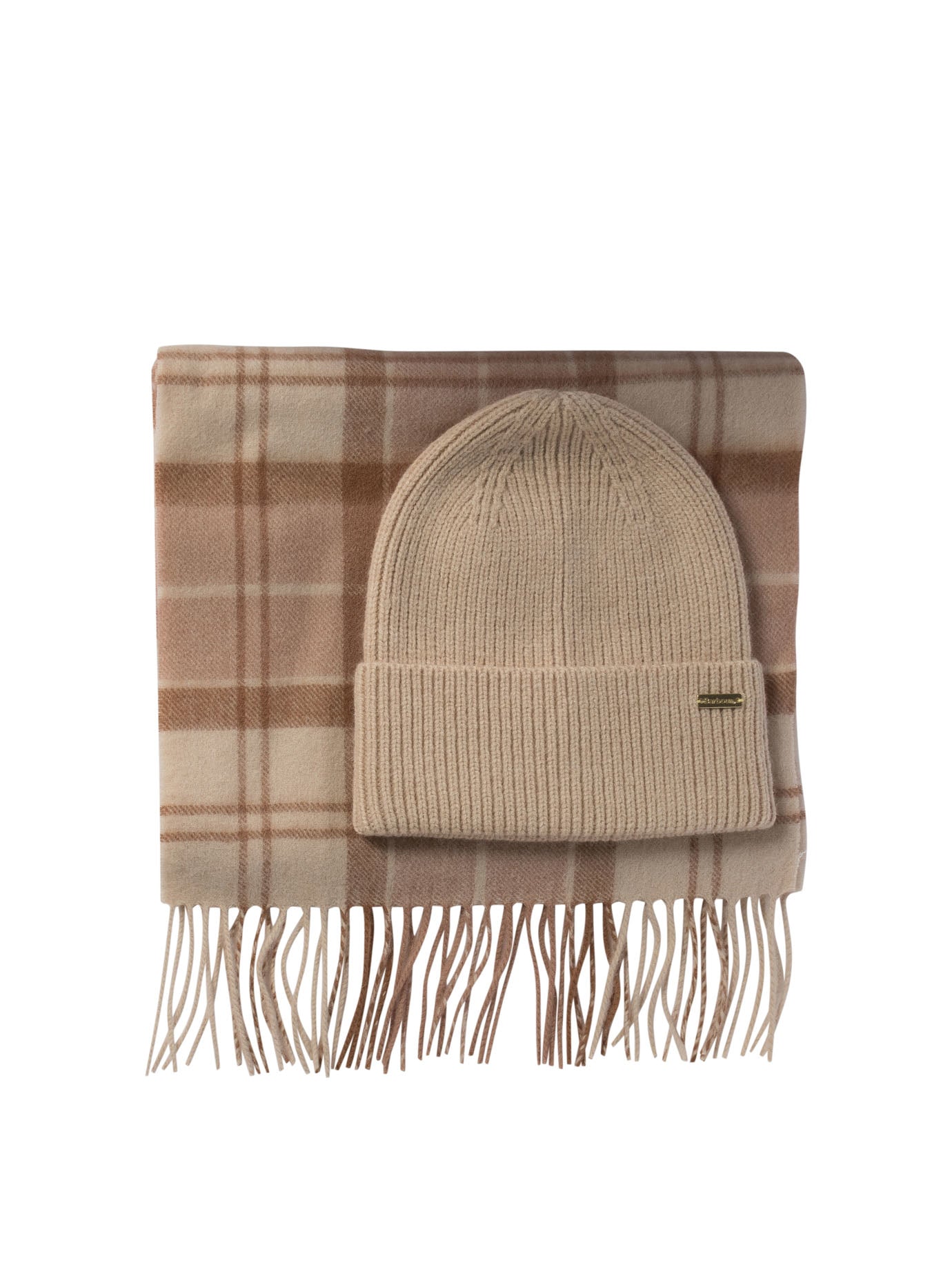 Barbour Aubrey Scarf And Beanie Gift Set