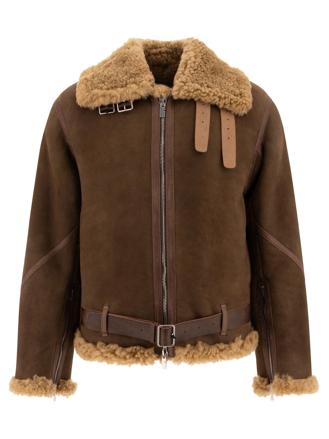 Burberry Shearling Aviator Jacket