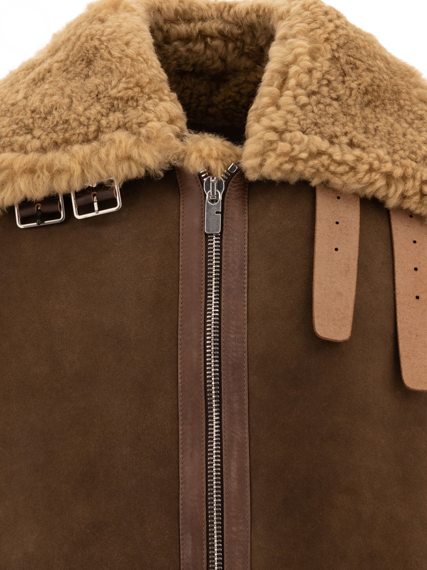 Burberry Shearling Aviator Jacket