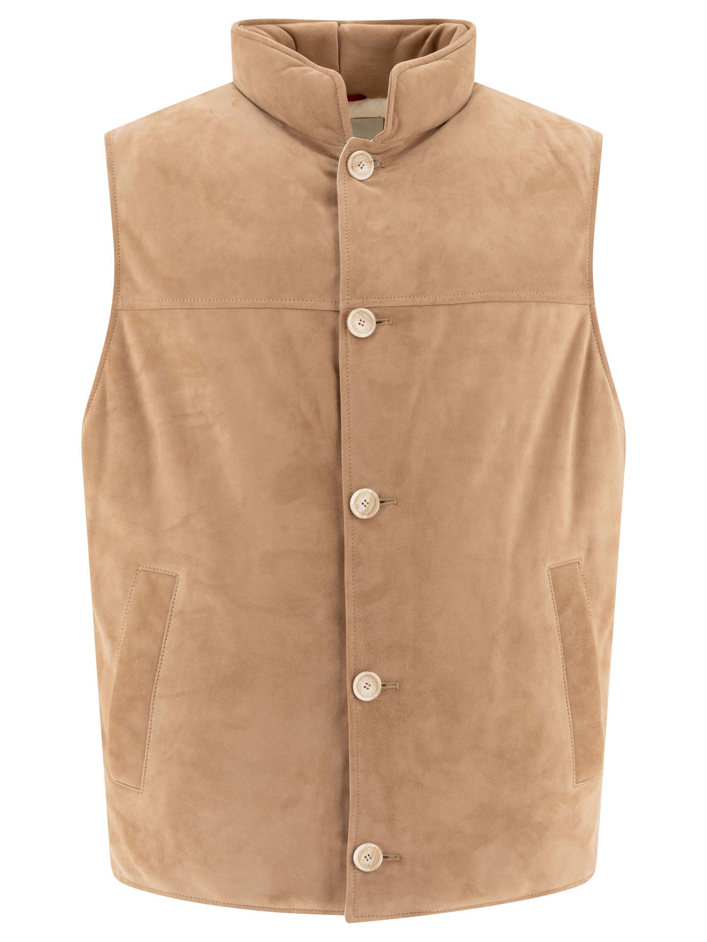 Brunello Cucinelli Suede Down Vest