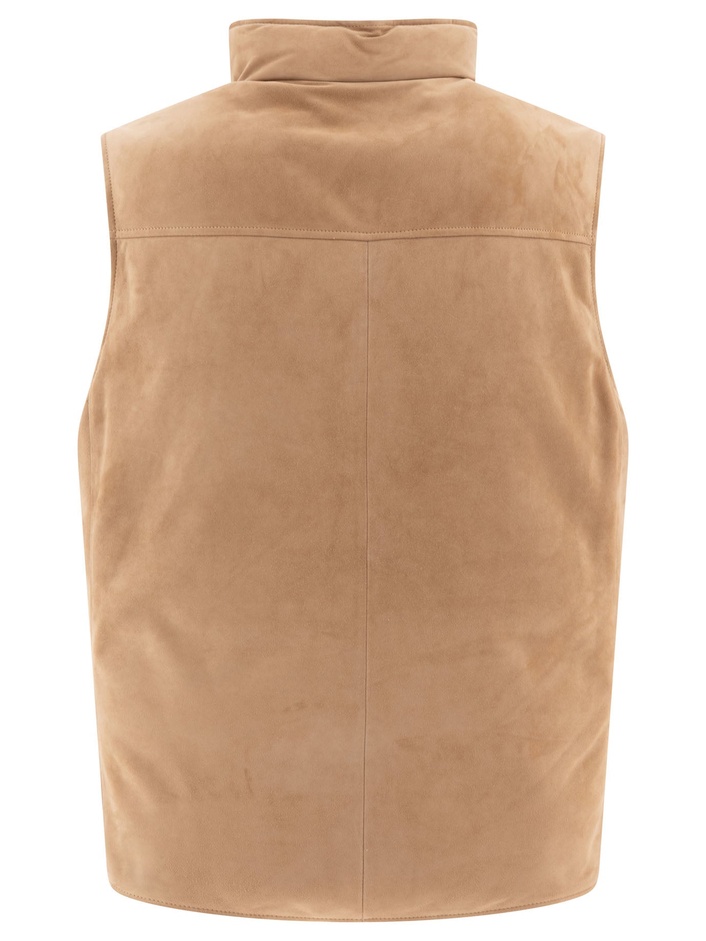 Brunello Cucinelli Suede Down Vest