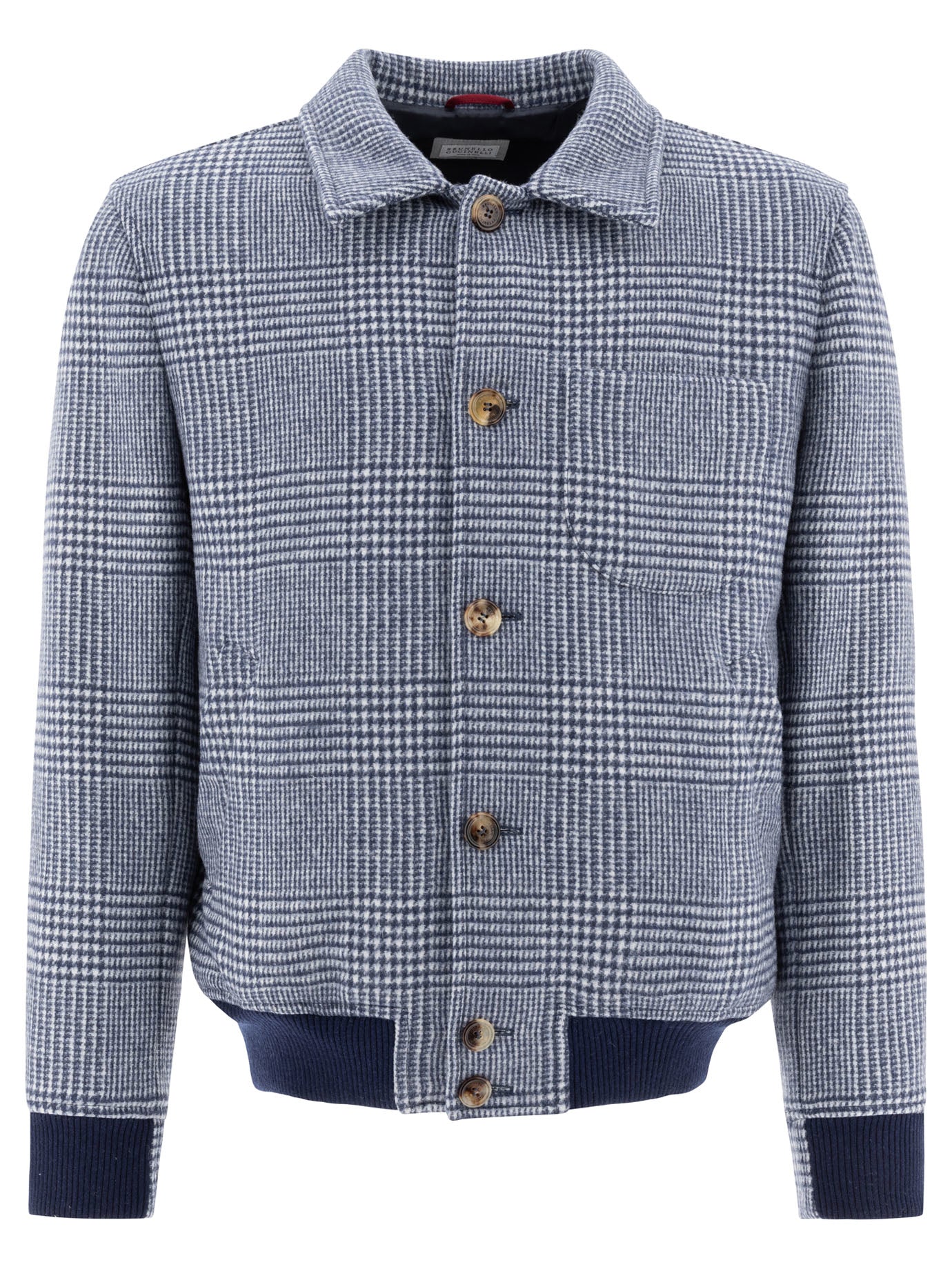 Brunello Cucinelli Shirt-Style Bomber Jacket