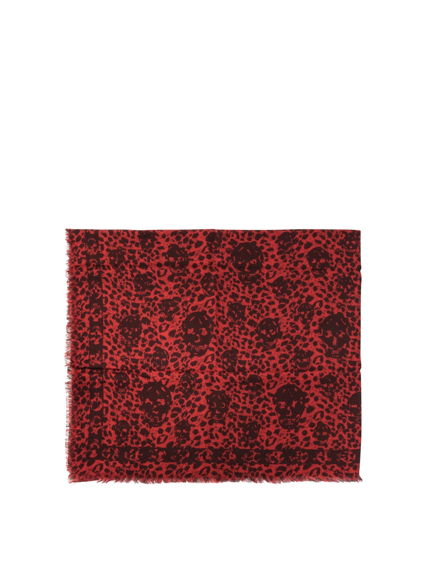 Alexander McQueen Leopard Skull Foulard