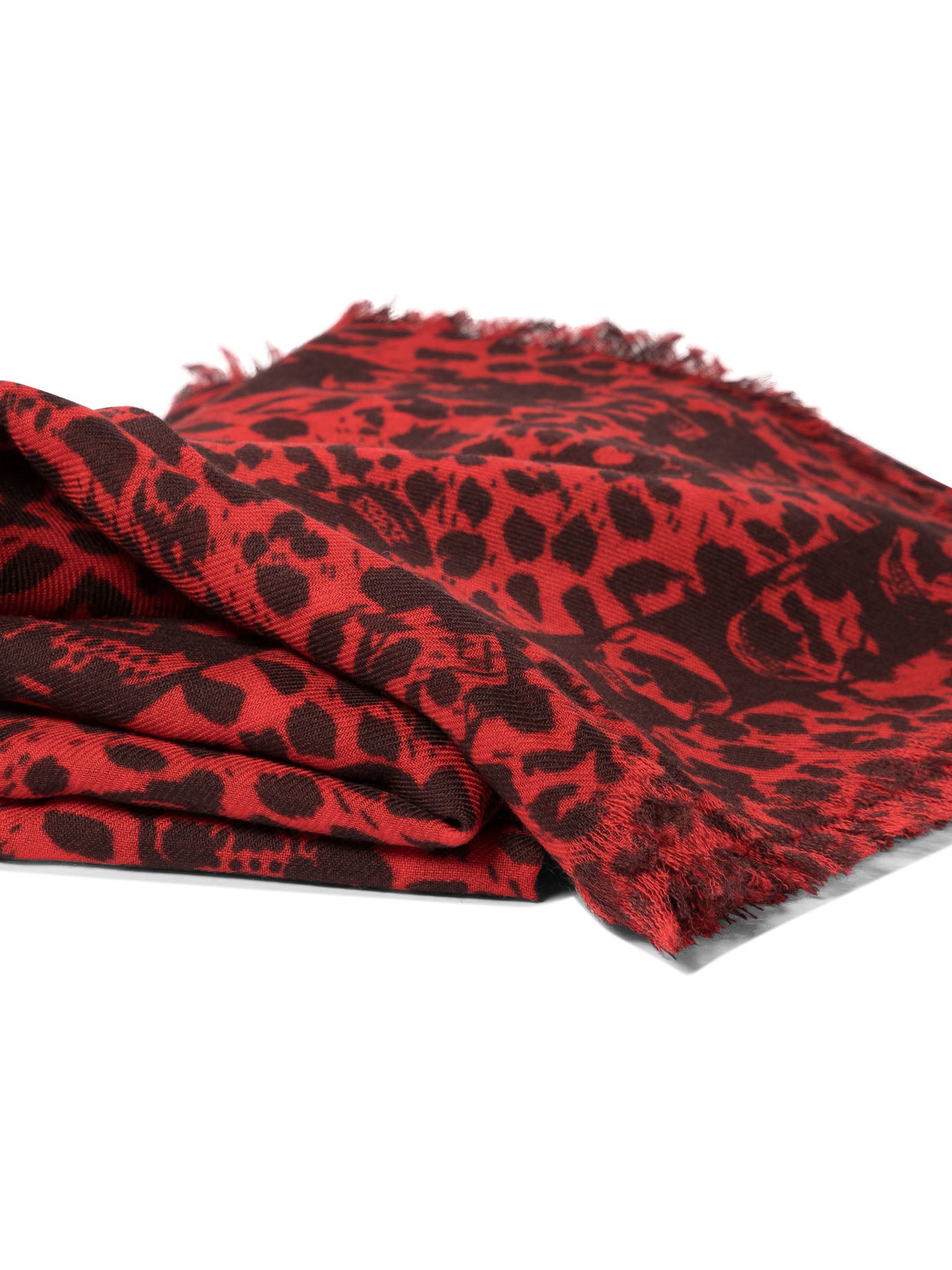 Alexander McQueen Leopard Skull Foulard