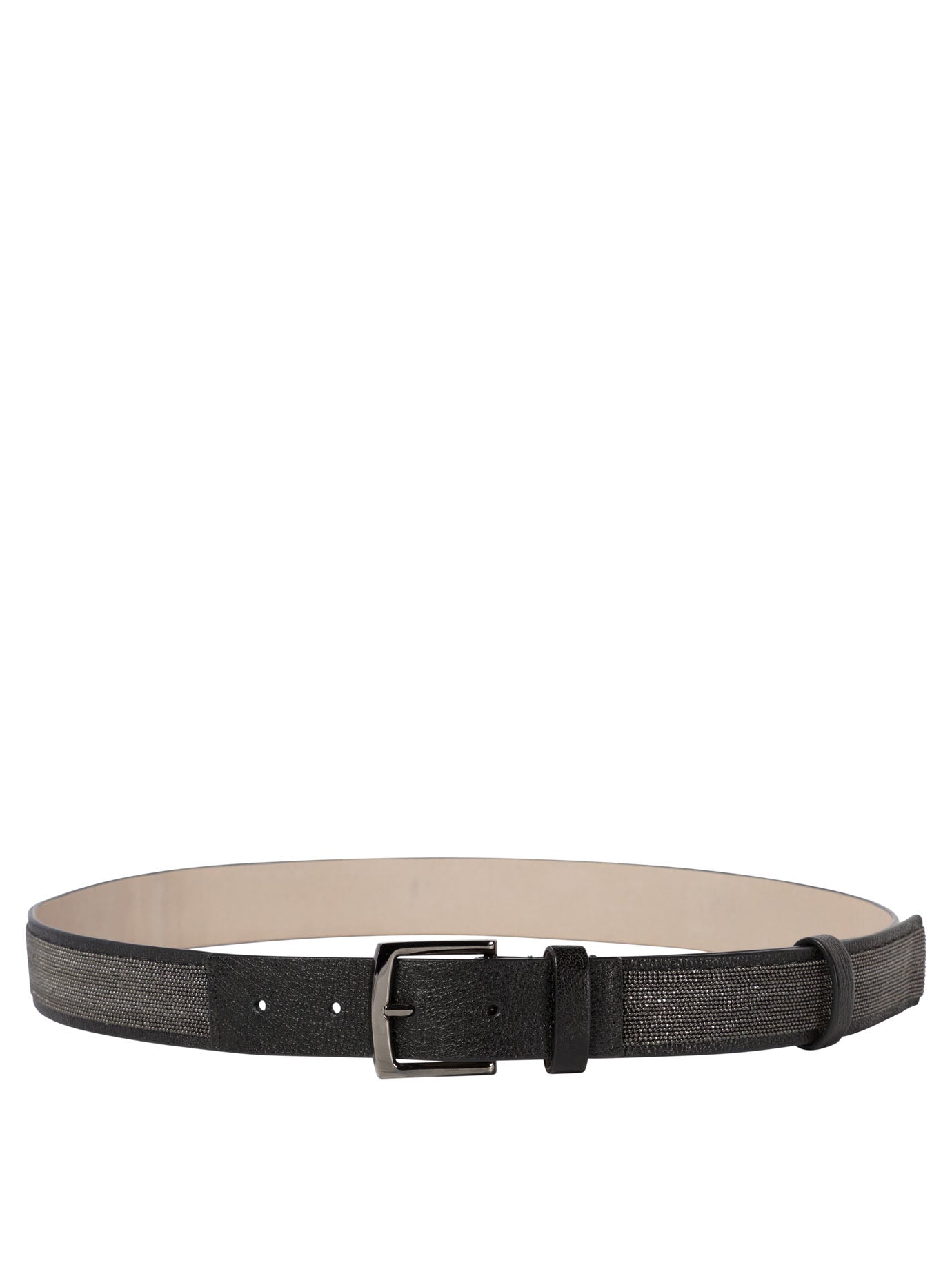 Brunello Cucinelli Precious Belt In Grained Leather