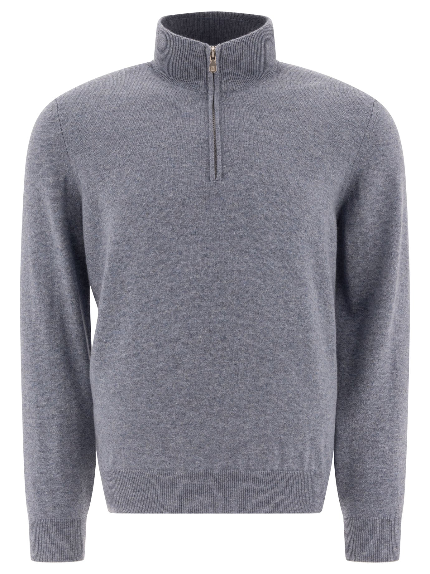 Brunello Cucinelli Half-Zip Cashmere Sweater