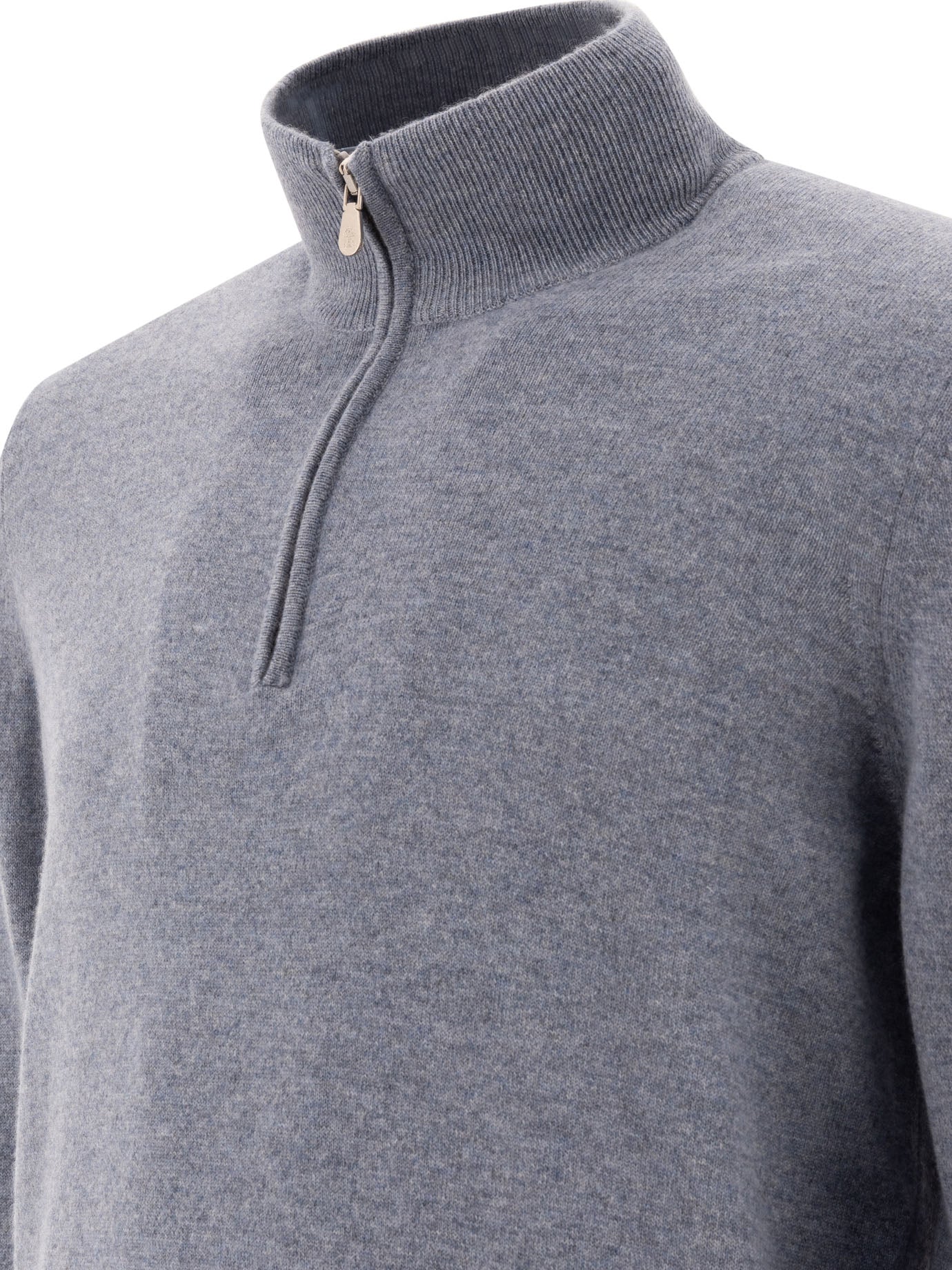 Brunello Cucinelli Half-Zip Cashmere Sweater