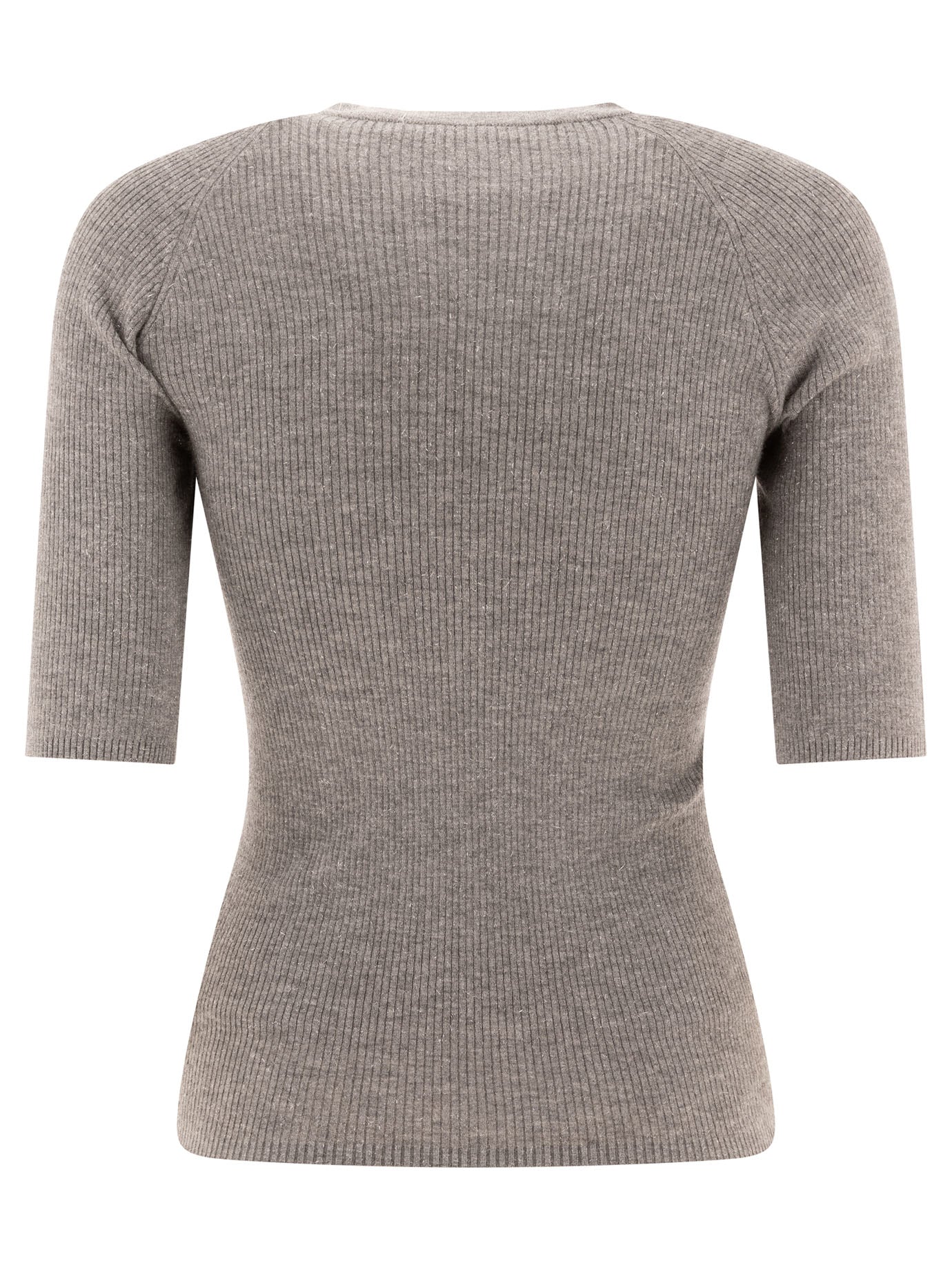 Brunello Cucinelli Ribbed Cashmere Sparling Sweater