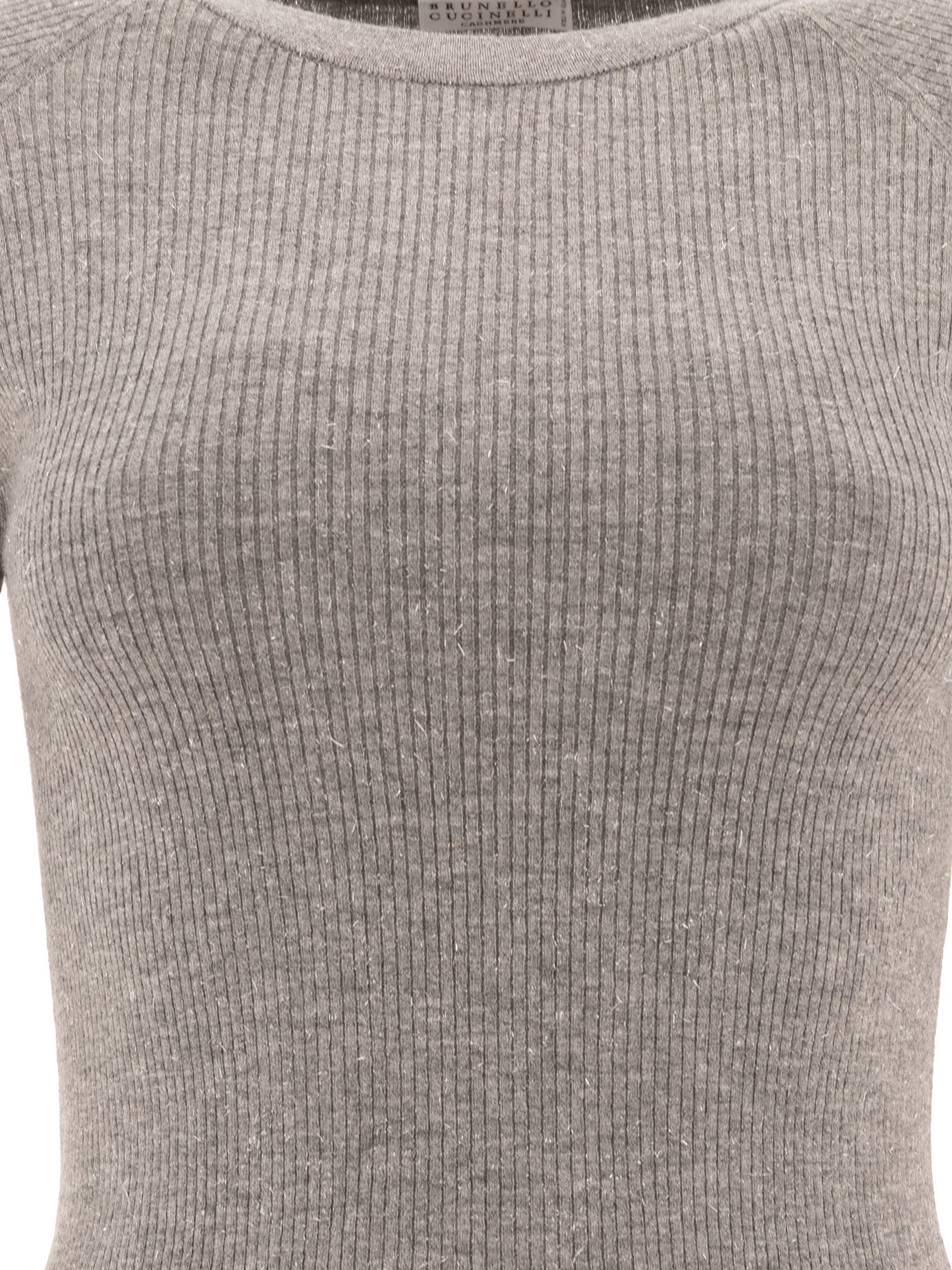 Brunello Cucinelli Ribbed Cashmere Sparling Sweater