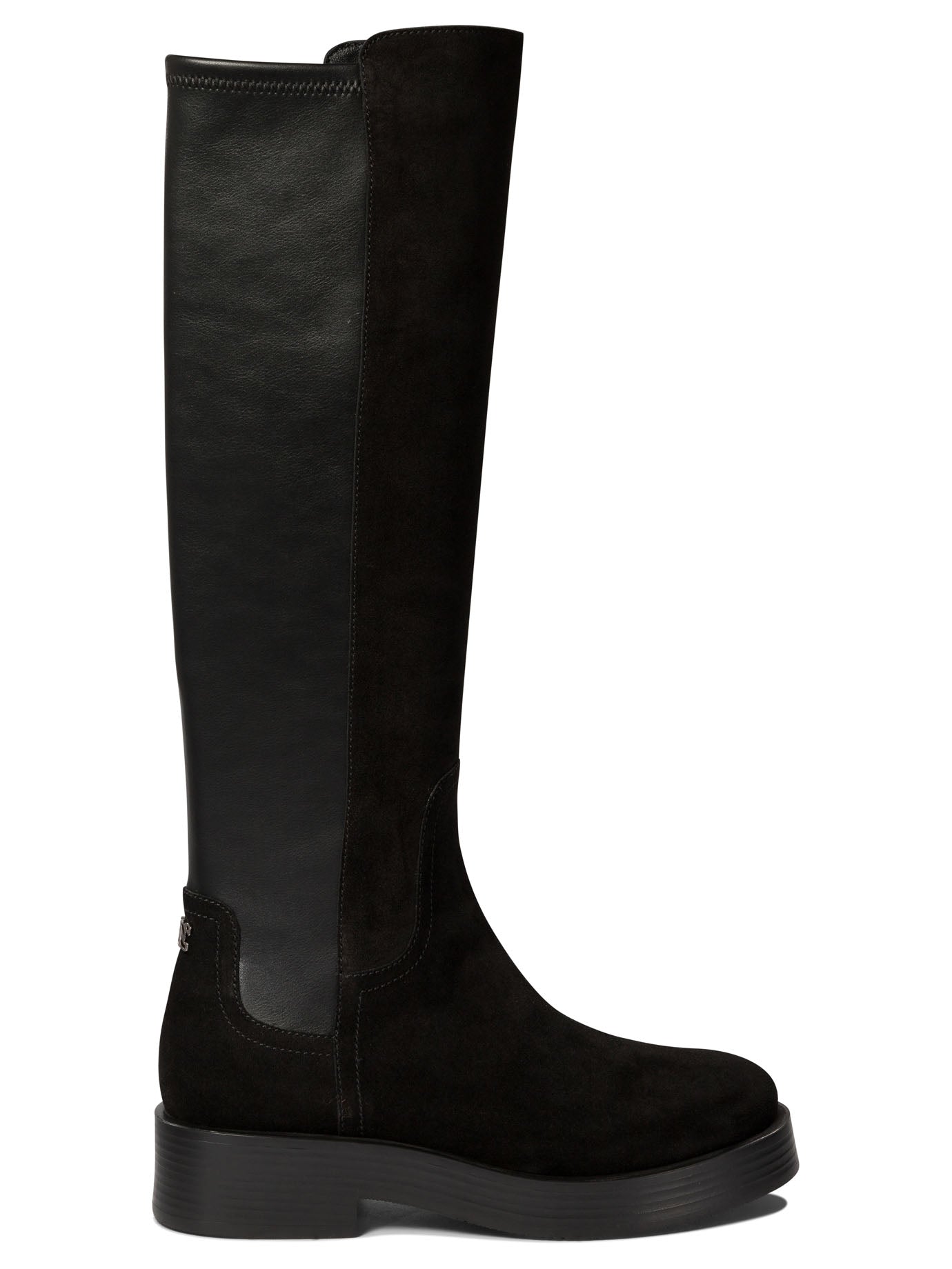 Casadei Boots With Suede Inserts