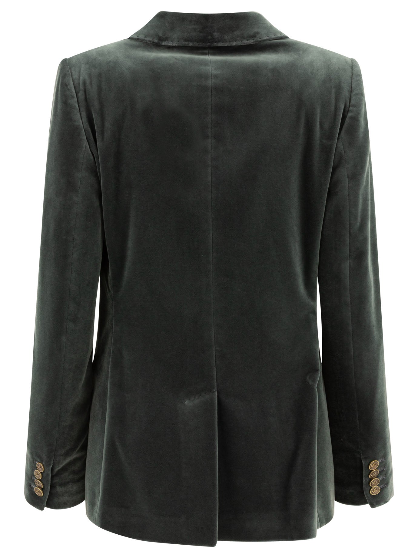 Etro Double-Breasted Velvet Blazer